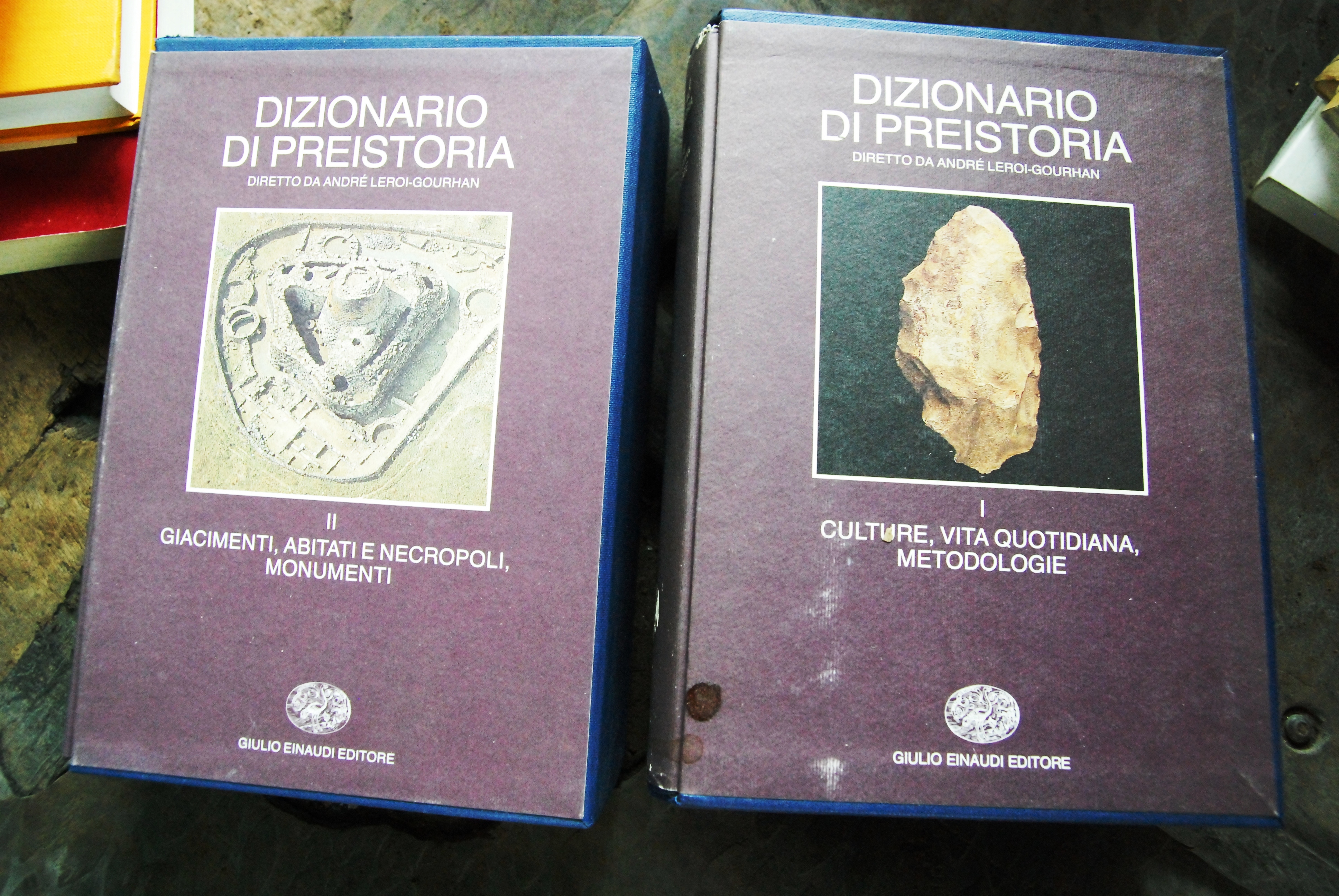 dizionario di preistoria voll. I e II opera cpl NUOVI …