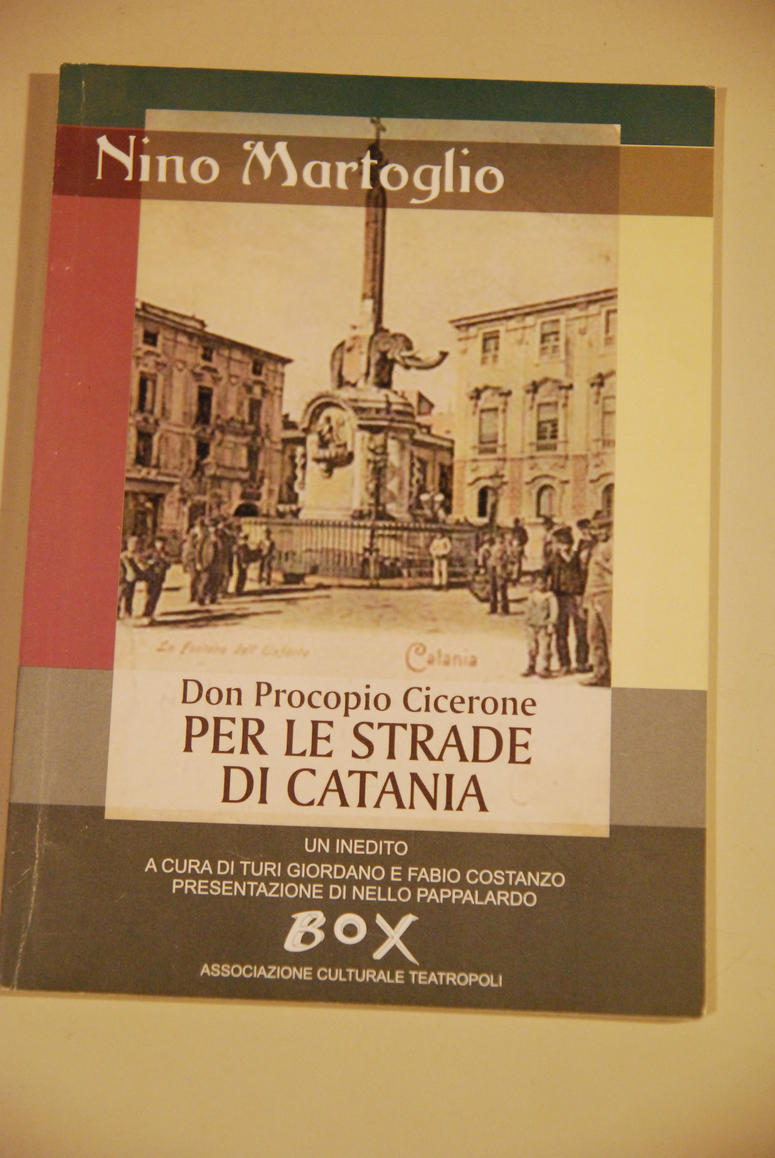 don procopio cicerone per le strade di catania