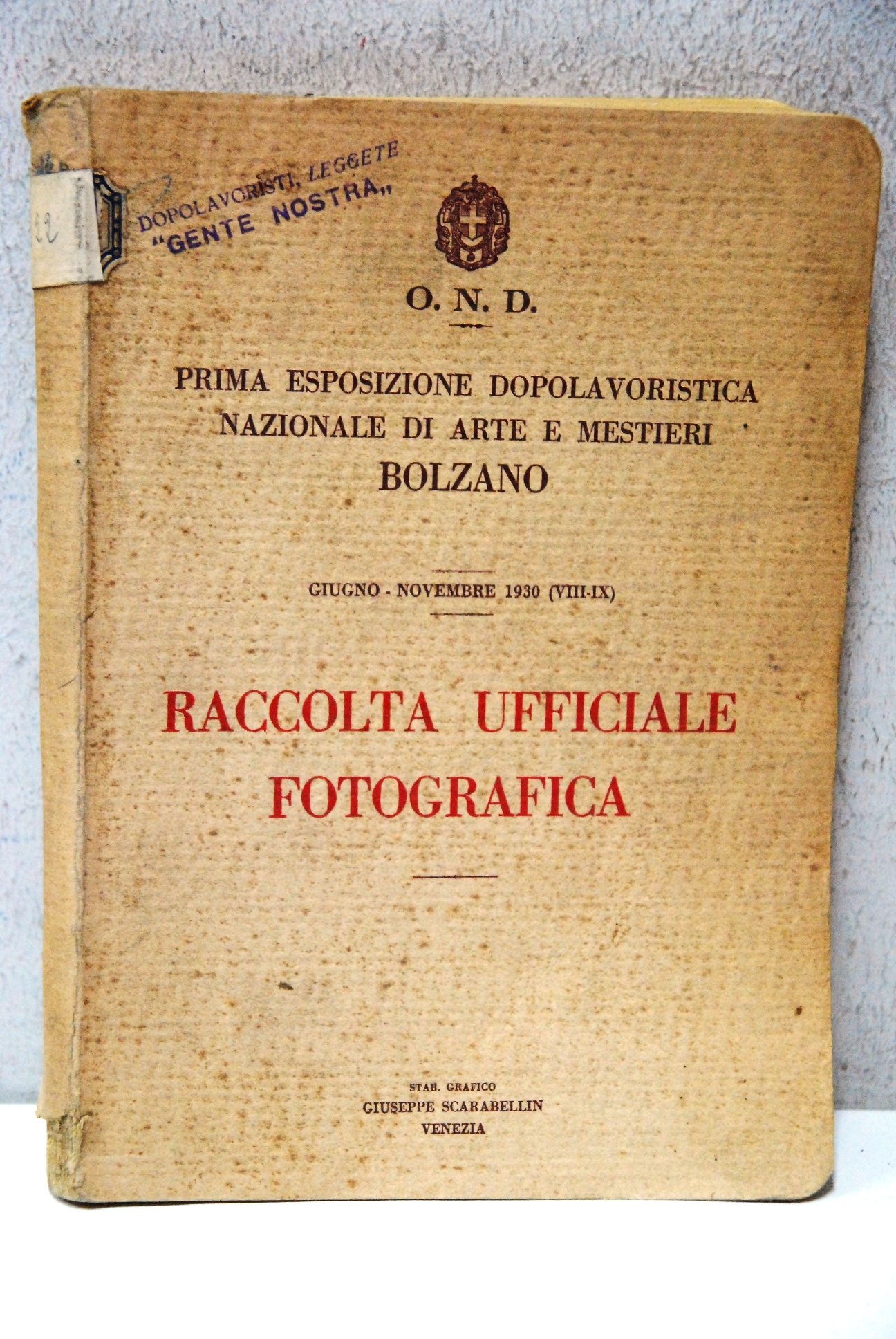 dopolavoristica bolzano raccolta ufficiale fotografica