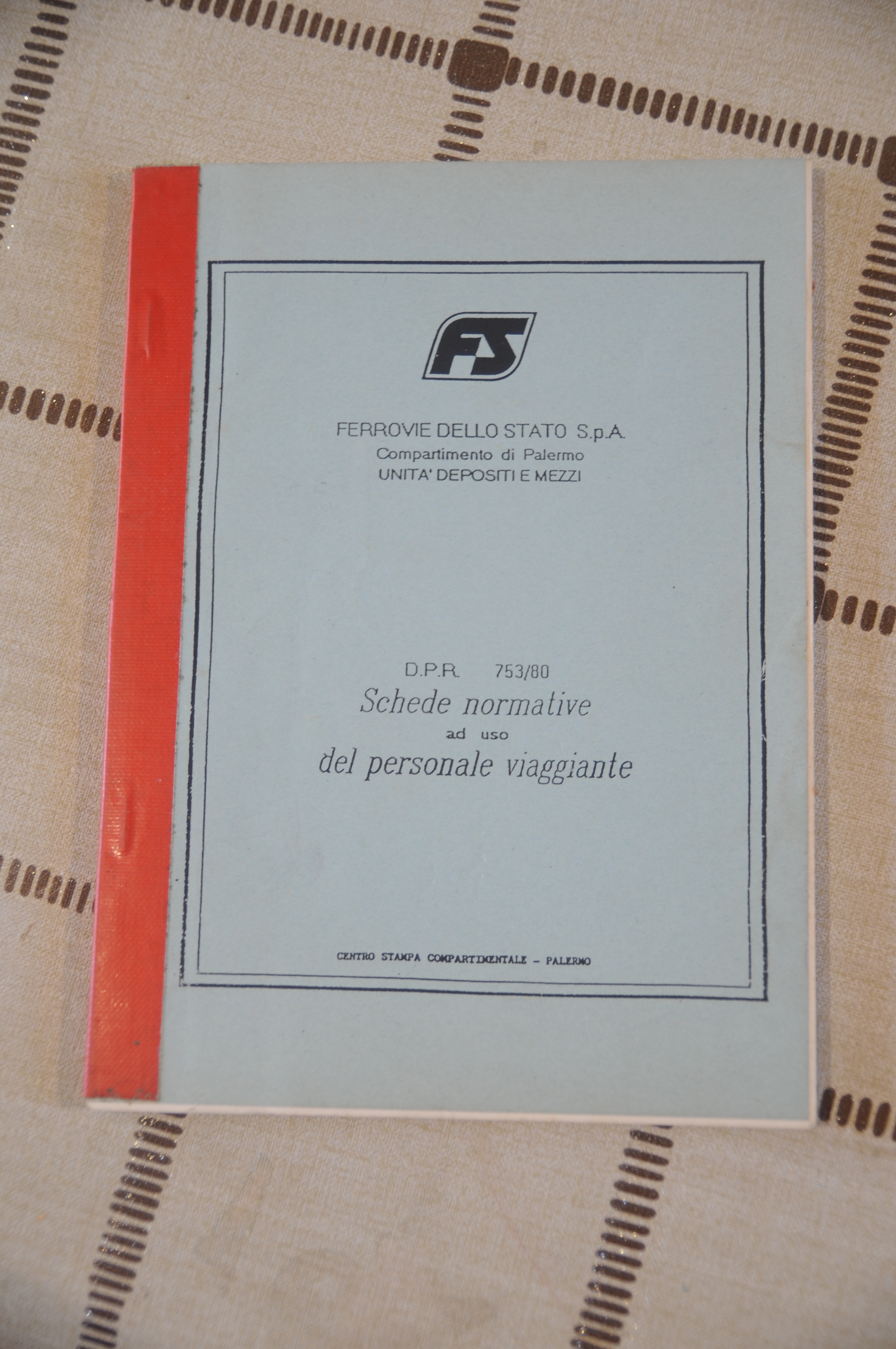 dpr 753-80 schede normative ad uso del personale viaggiante