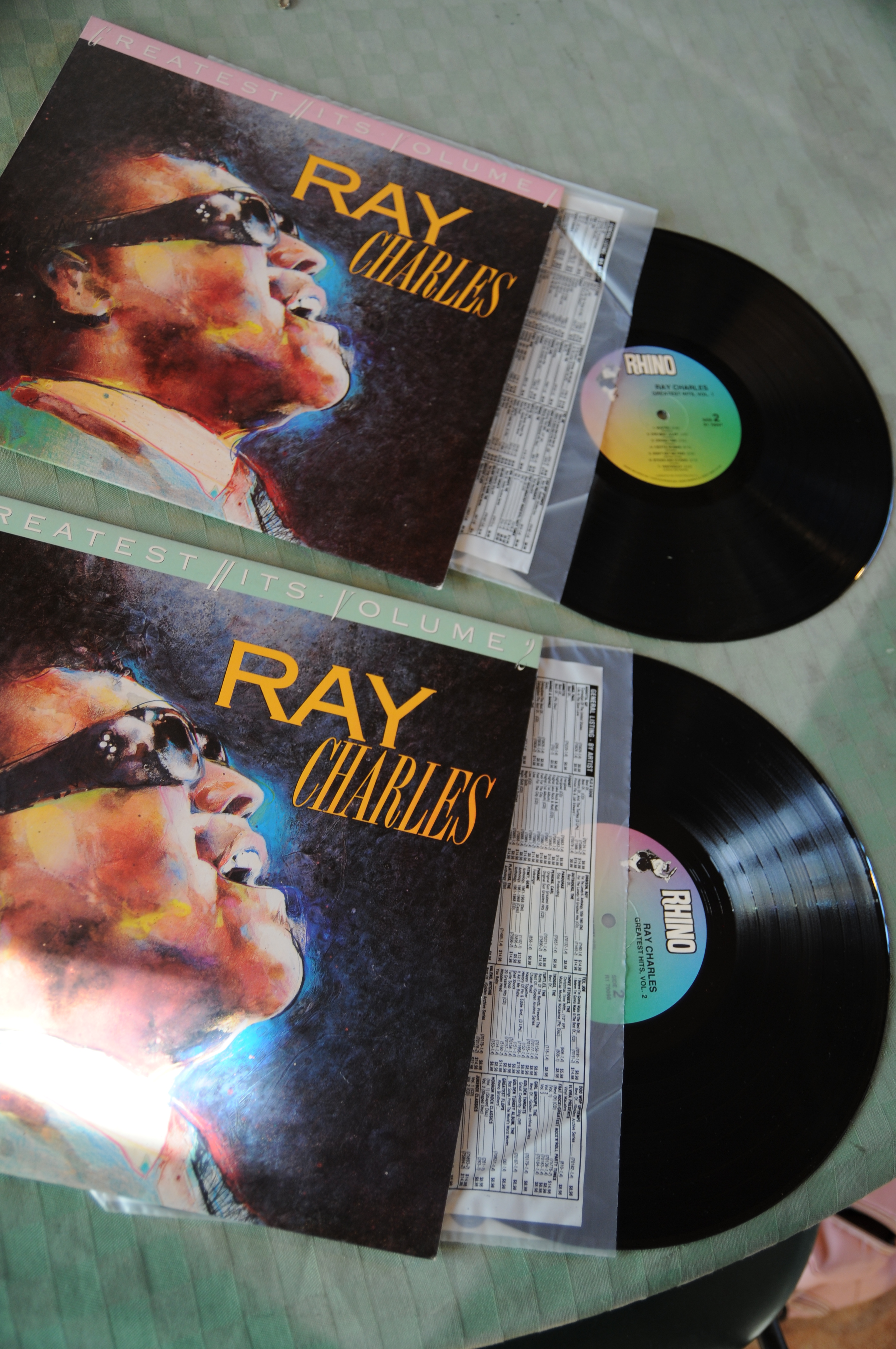 due dischi NUOVI ray charles greatest hits RHINO usa 1988