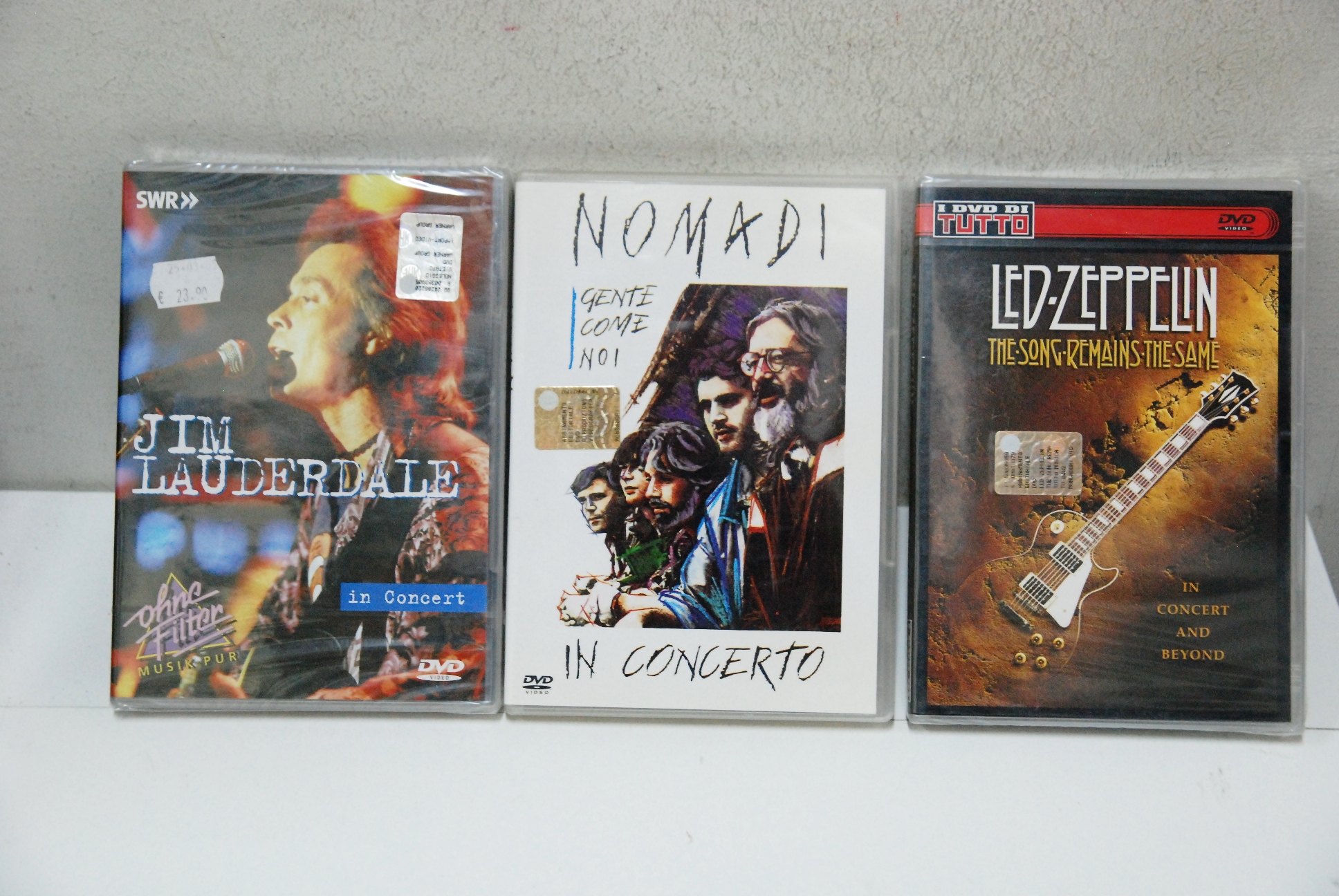 DVD ? jim lauderdale in concert nomadi concerto led zeppelin …