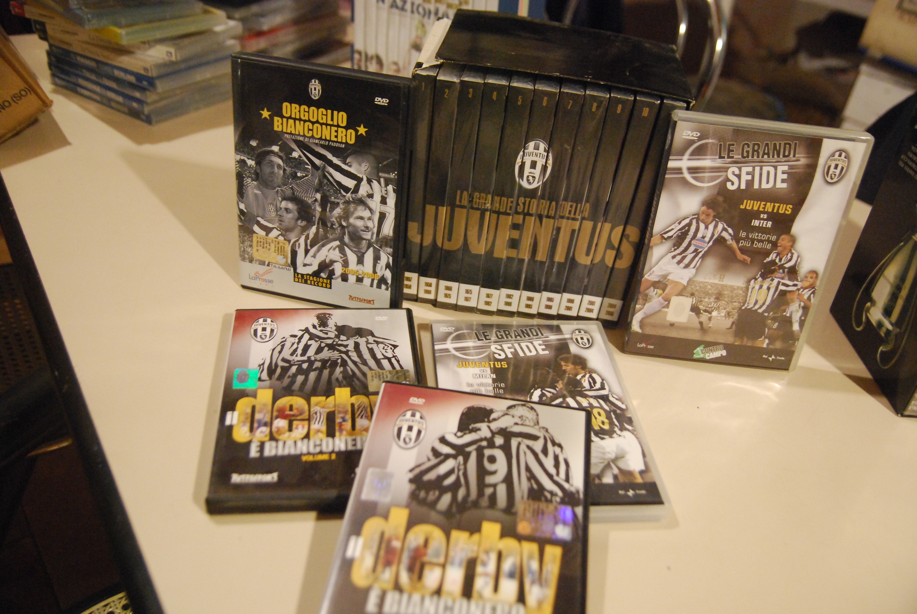 dvd la grande storia della juventus orgoglio e derby bianconero …
