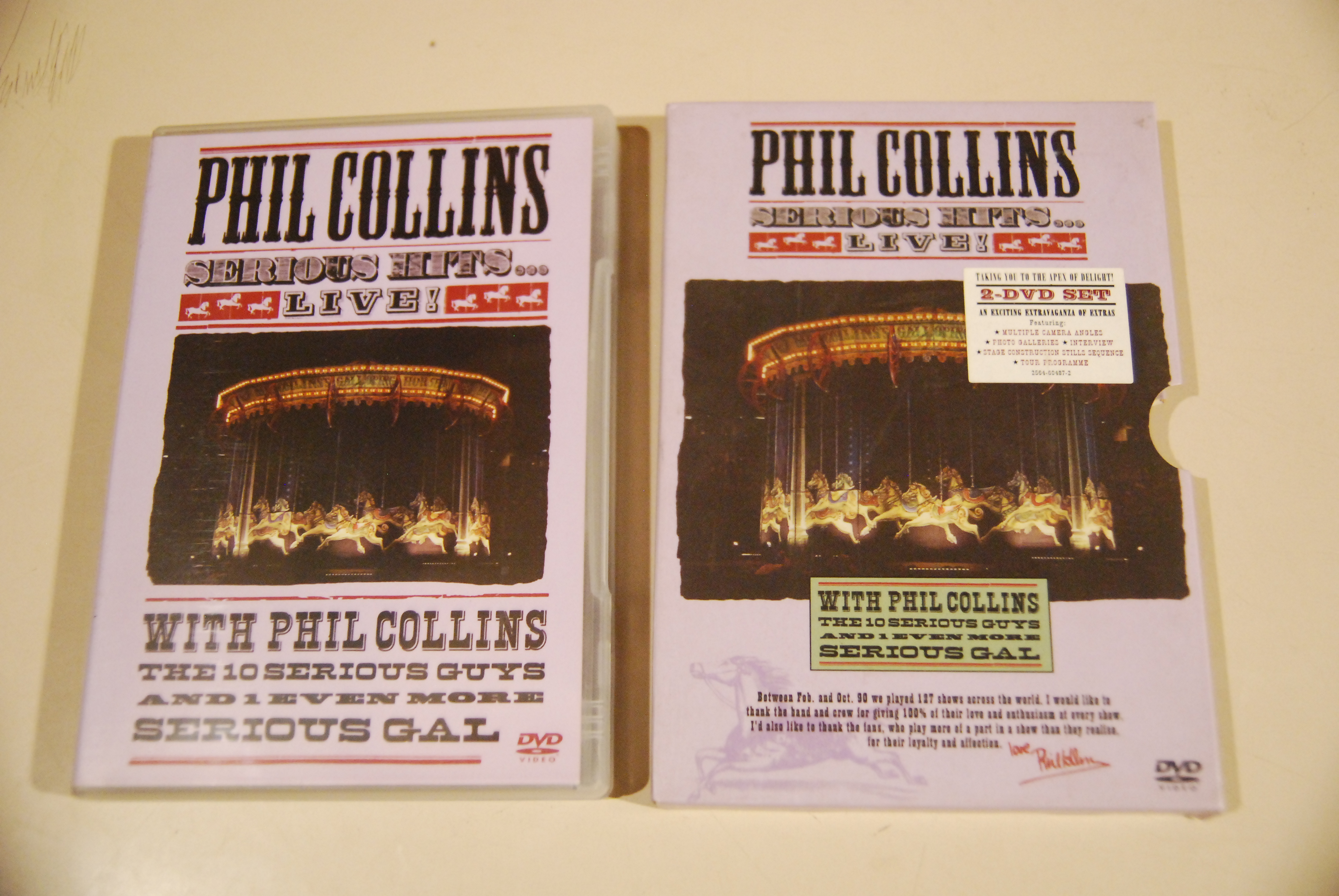 dvd serious hits live NUOVO