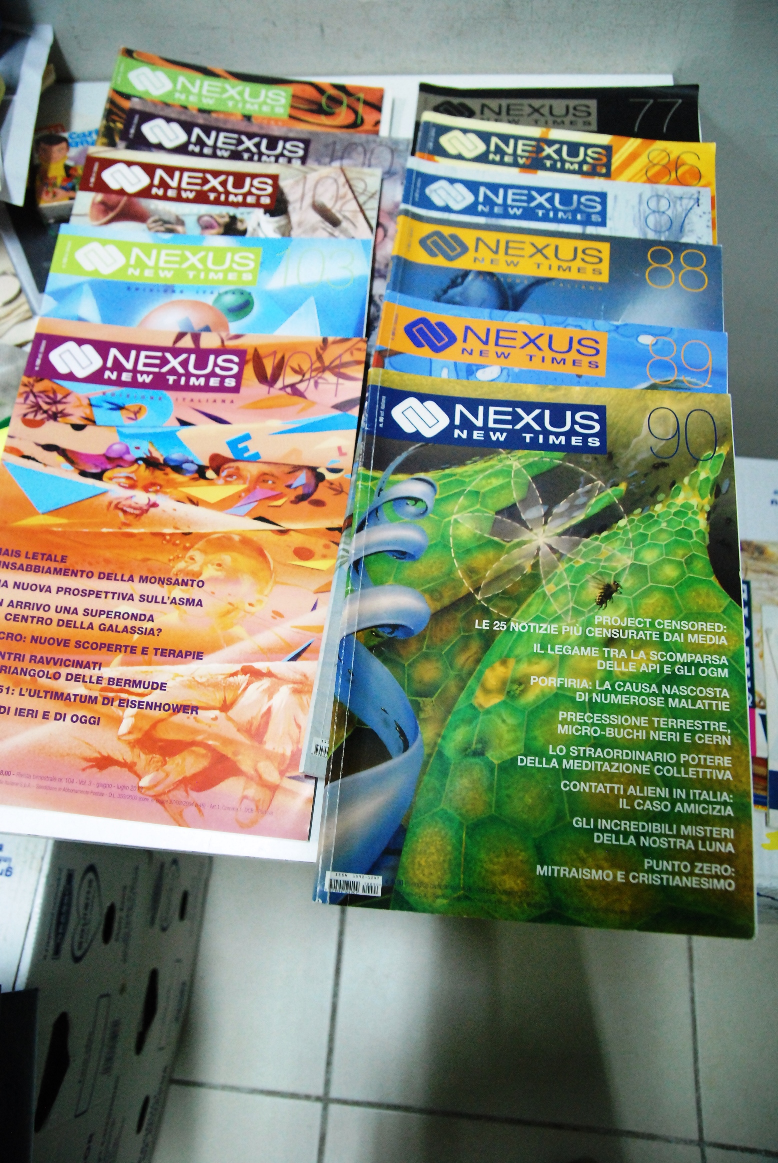 edizione italiana numm. 77,86,87,88,89,90,91,100,102,103,104