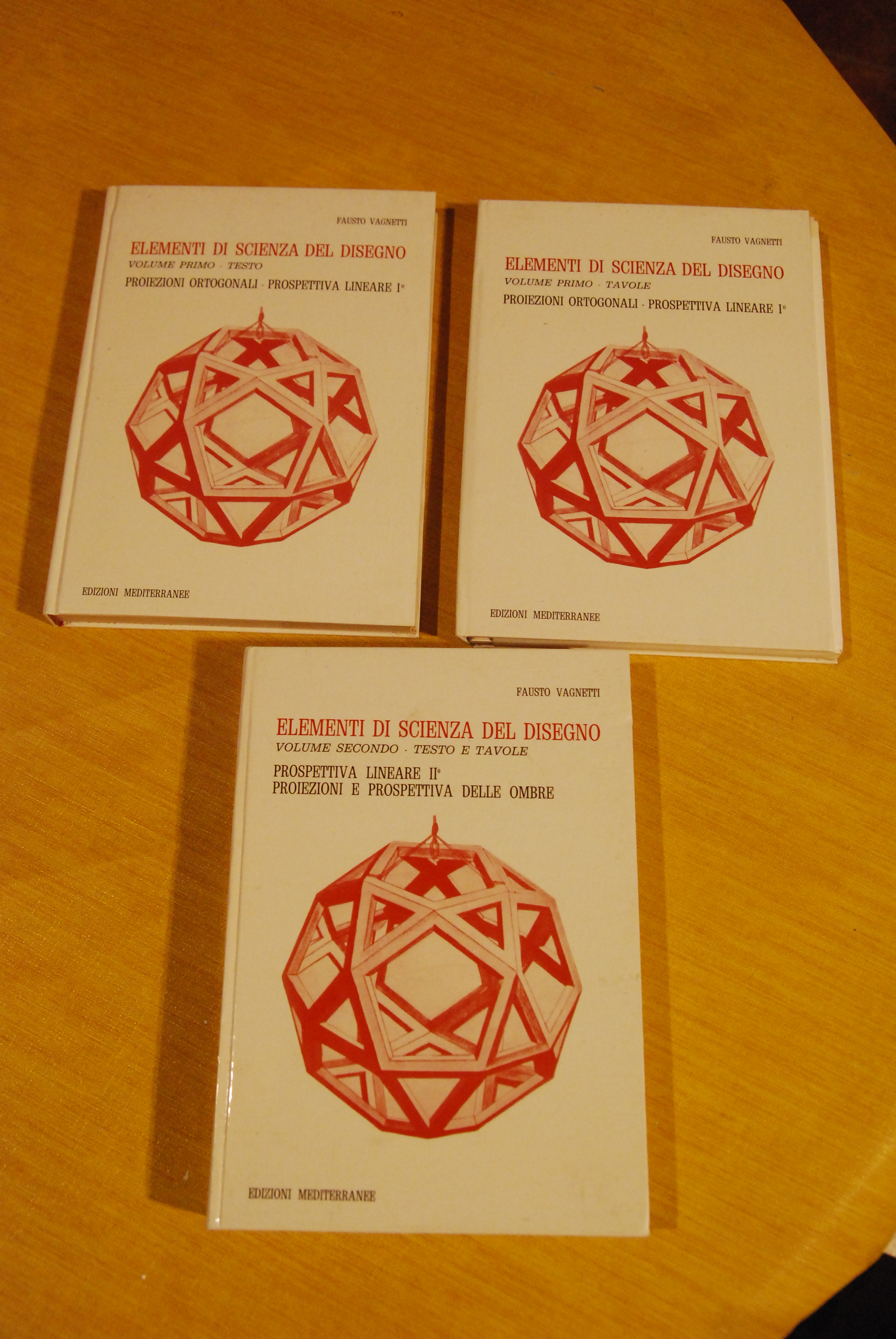 elementi di scienza del disegno vol. primo testo e tavole …