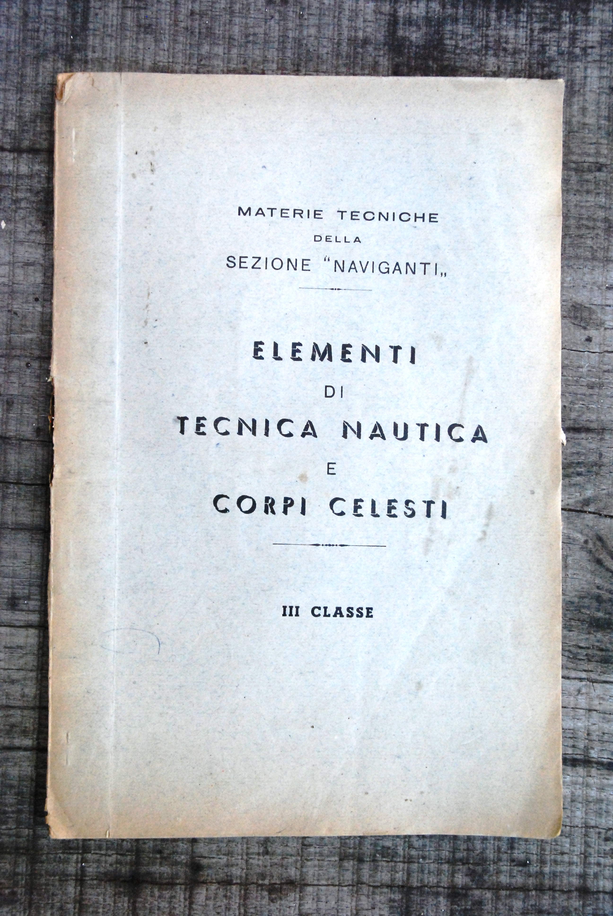 elementi di tecnica nautica e corpi celesti