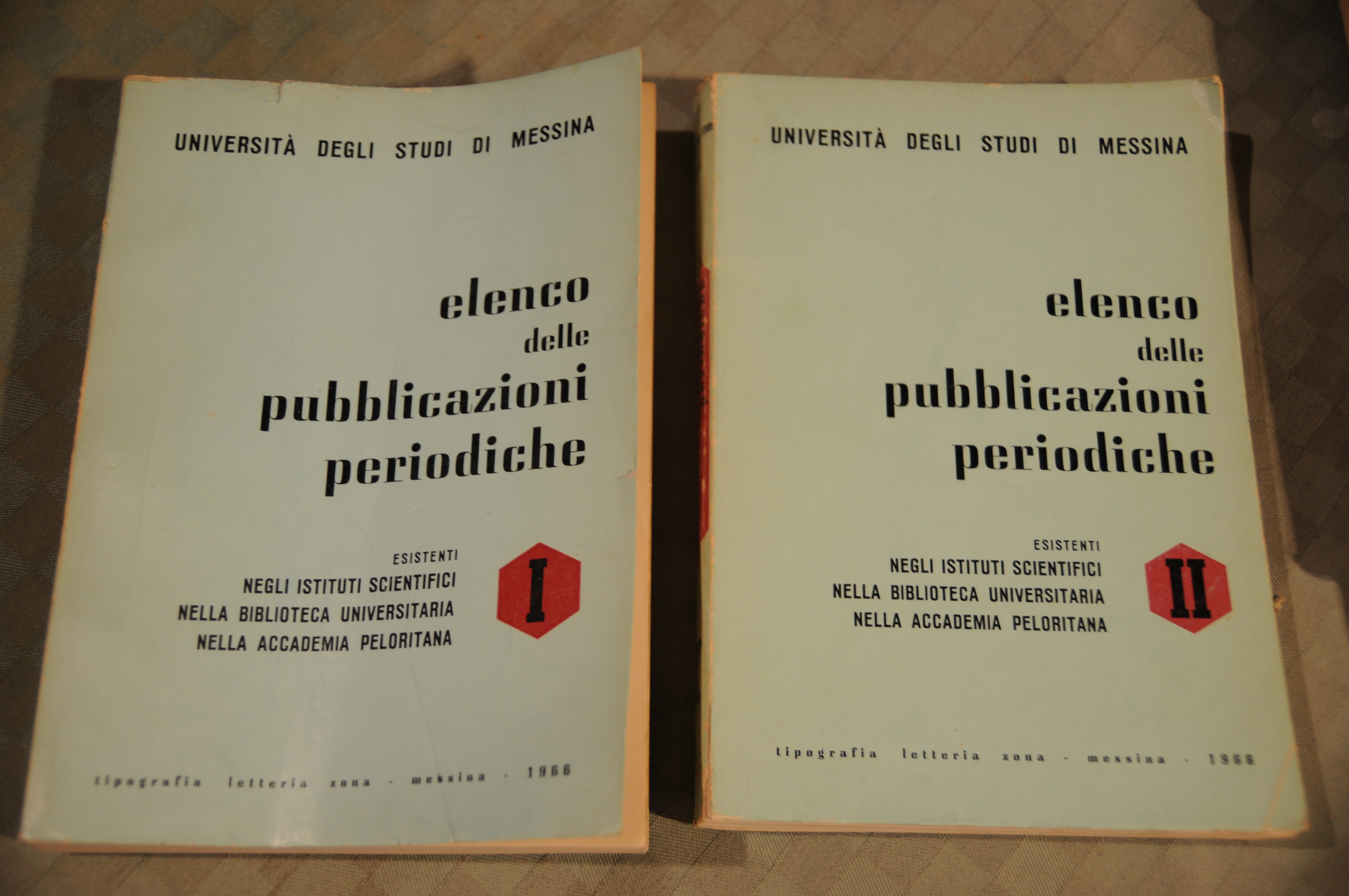 elenco delle pubblicazioni periodiche 2 voll. opera cpl.