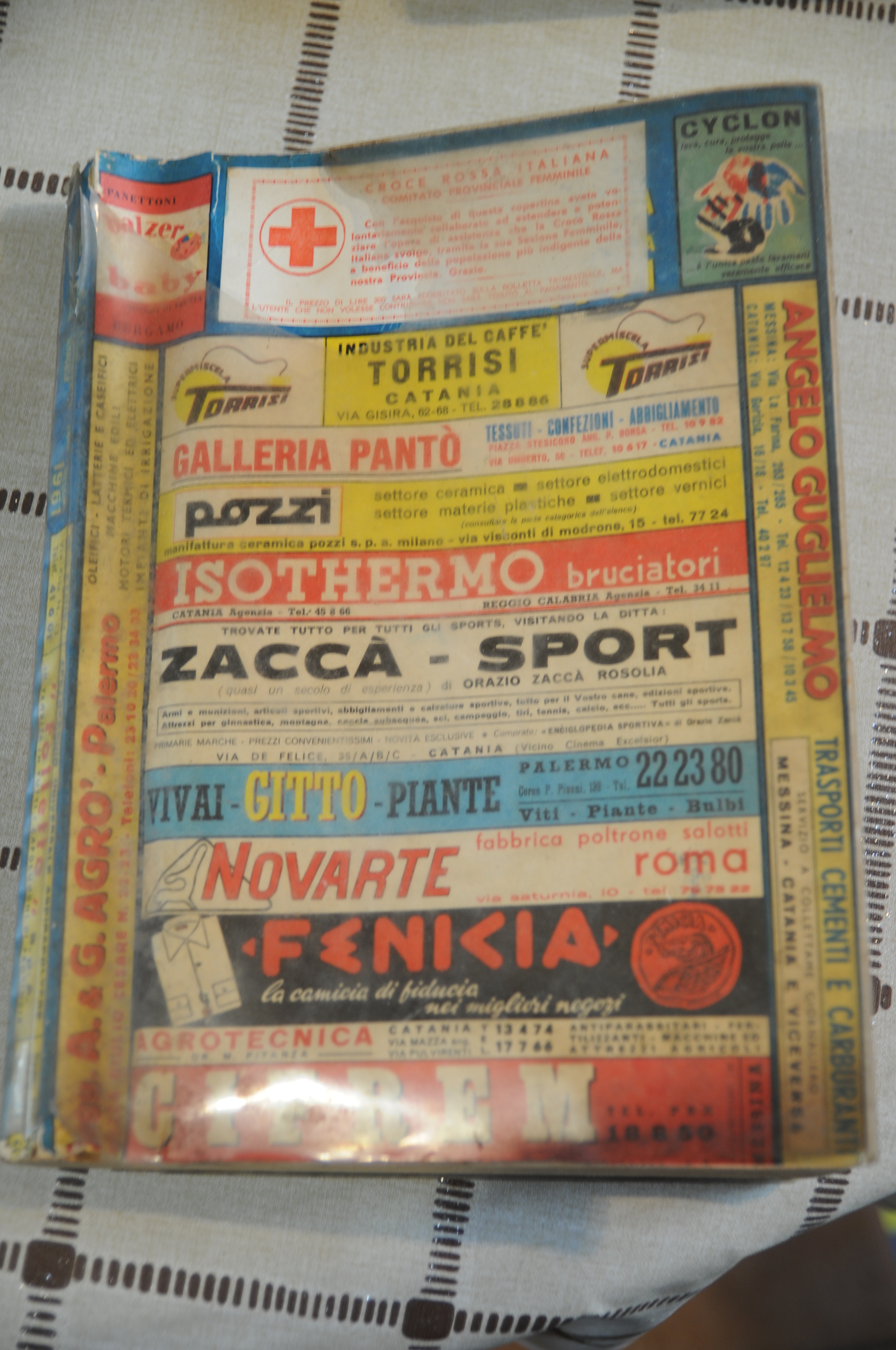 elenco ufficiale abbonati al telefono del compartimento di catania 1961