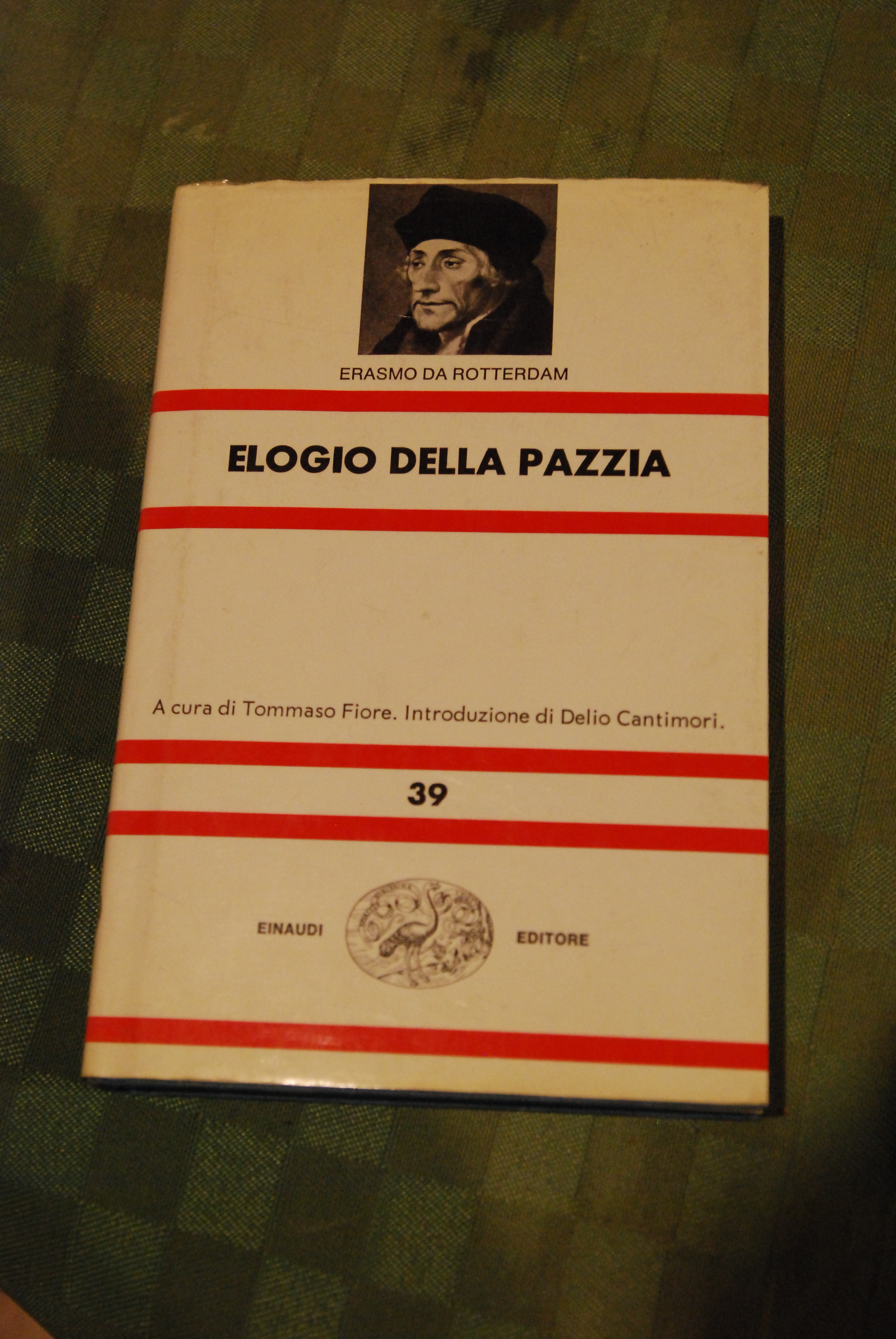 elogio della pazzia NUE 39 NUOVO