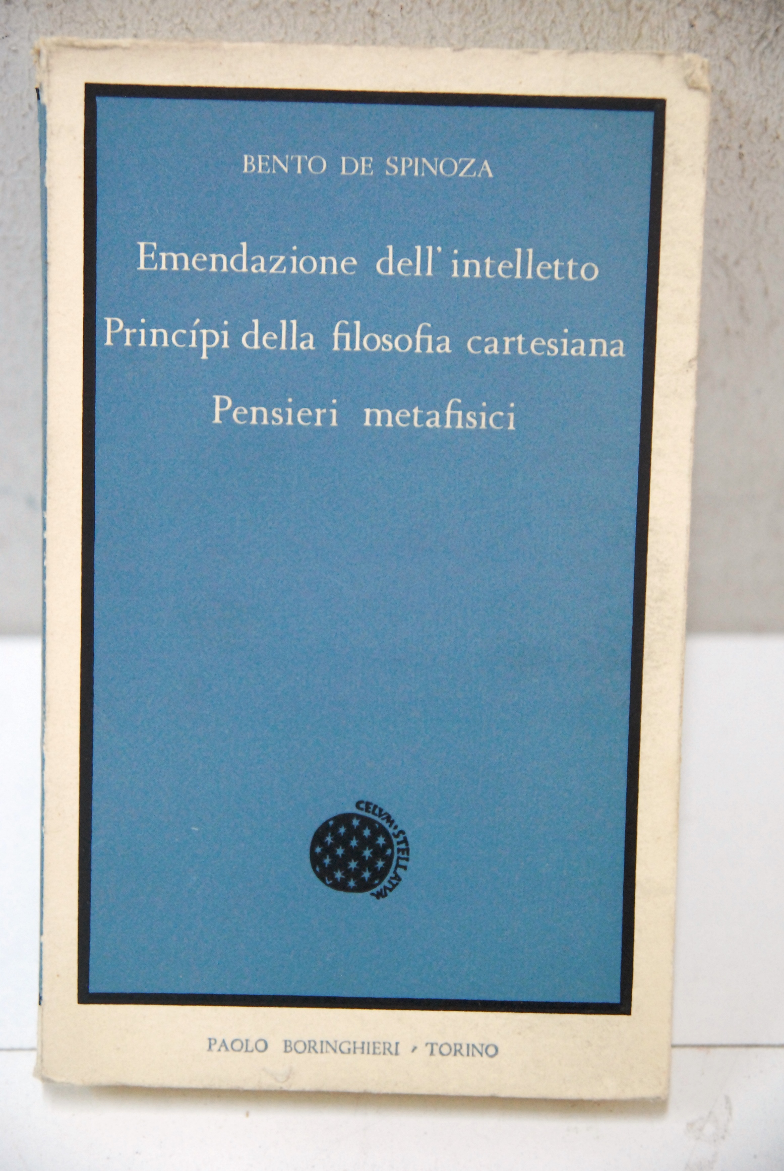 emendazione dell'intelletto principi della filosofia cartesiana pensieri metafisici 1 ed.