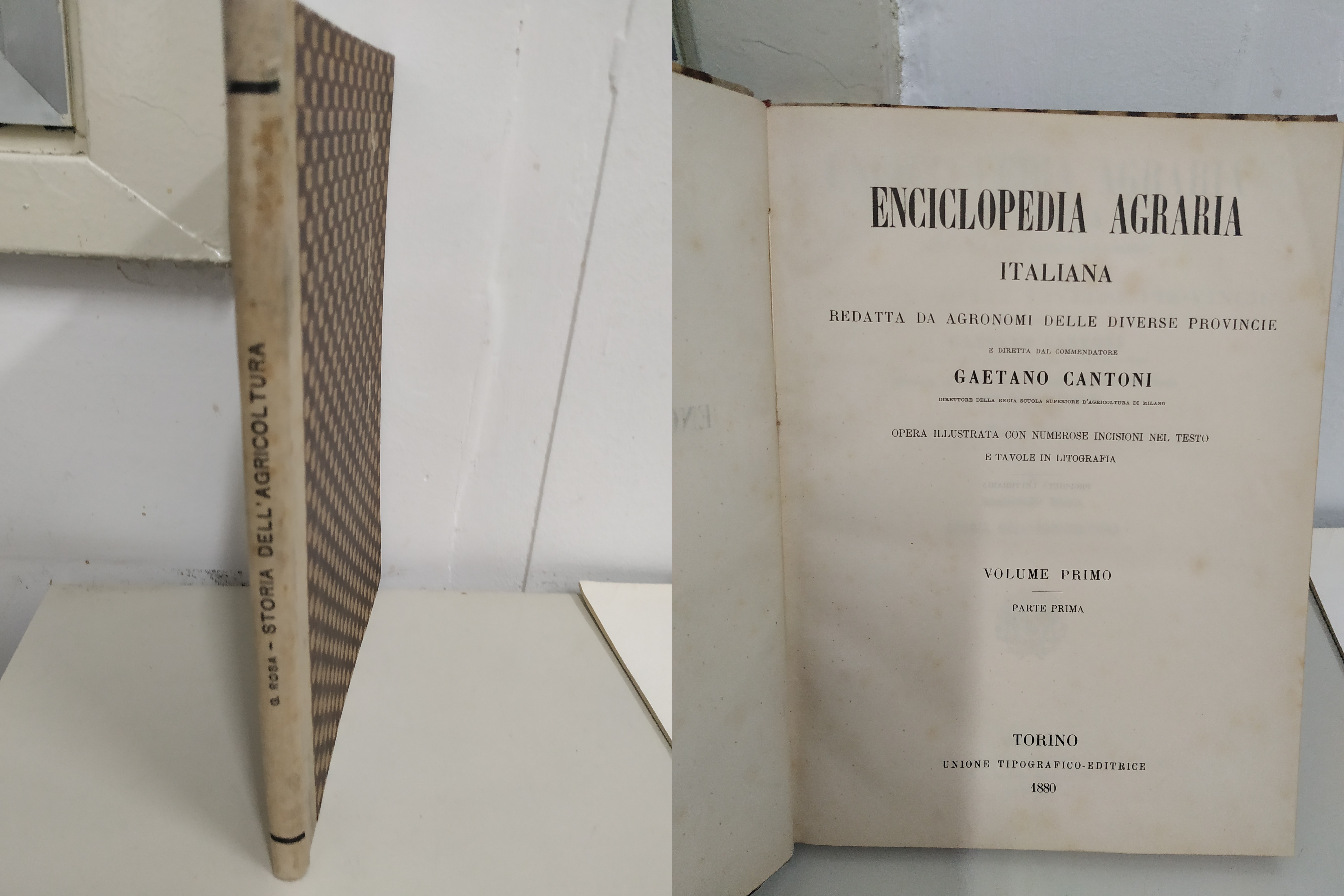 enciclopedia agraria vol. primo parte prima