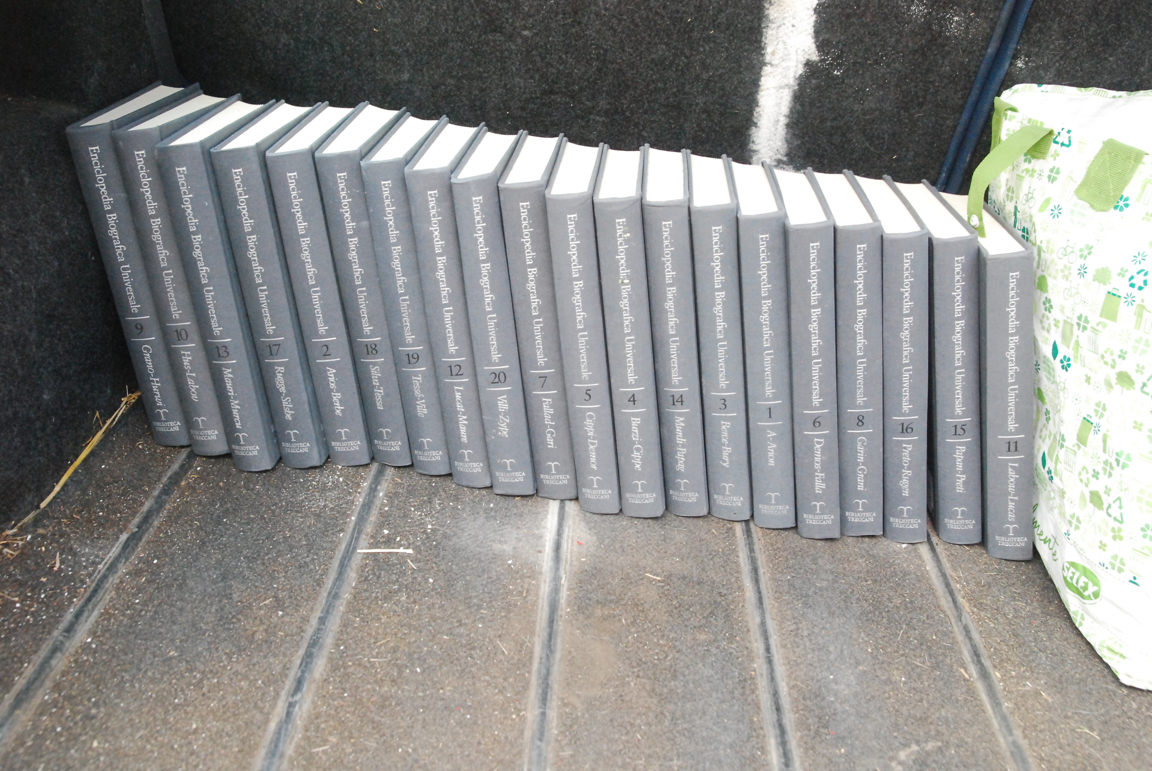 enciclopedia biografica universale treccani 20 voll. nuovi opera cpl. la …