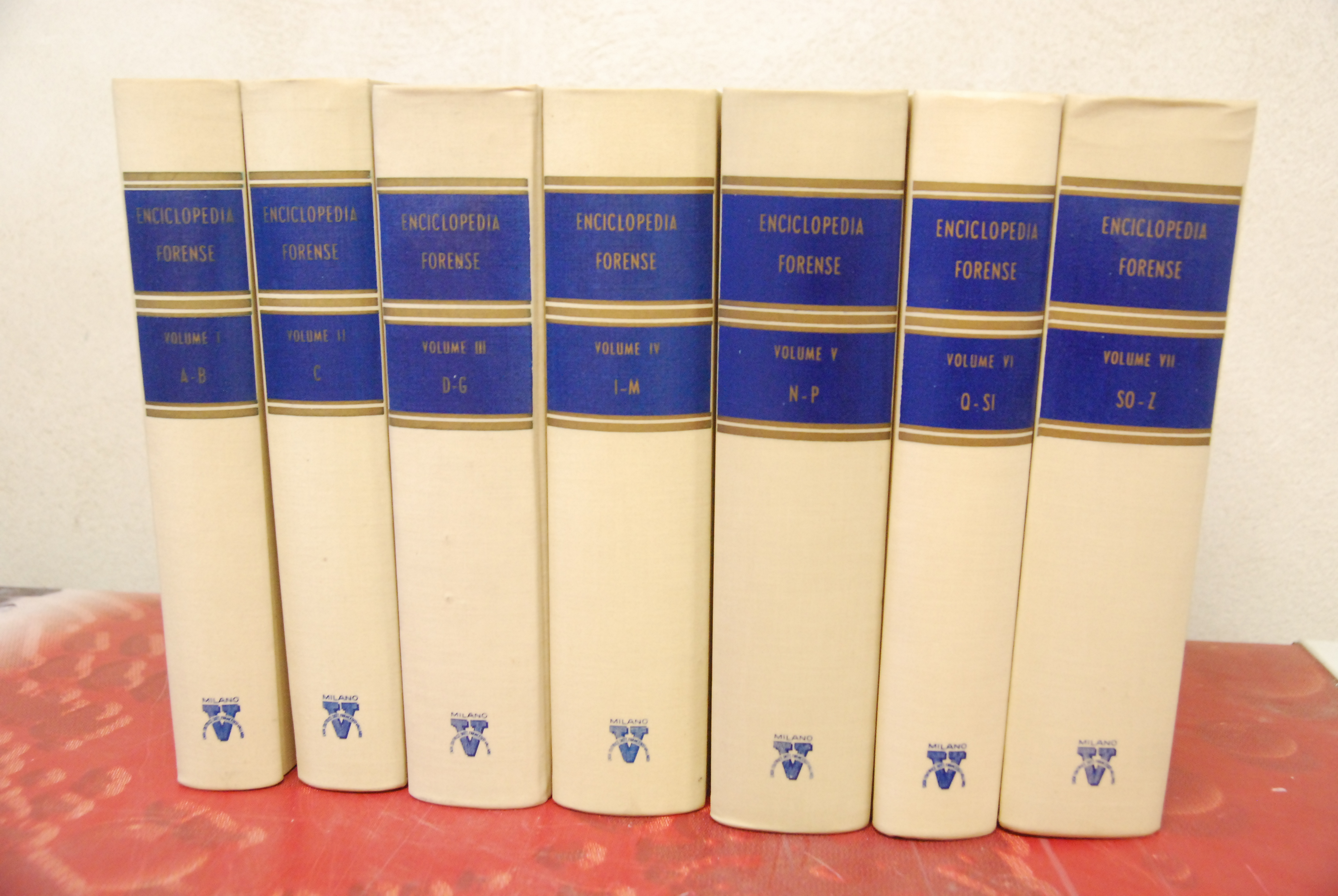 enciclopedia forense 7 voll. opera cpl. NUOVI
