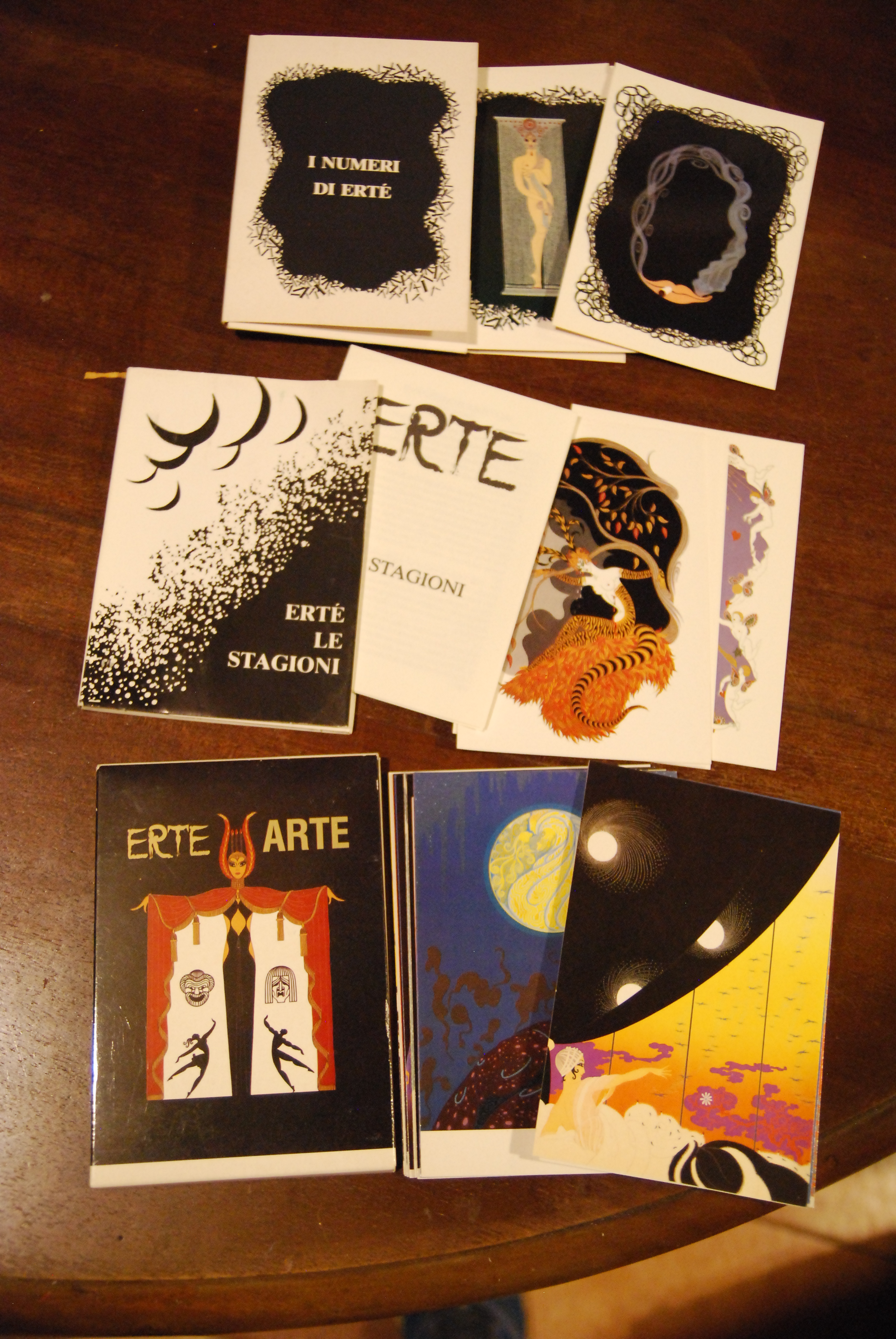 erte' ertè le stagioni i numeri di arte (3 cofanetti …