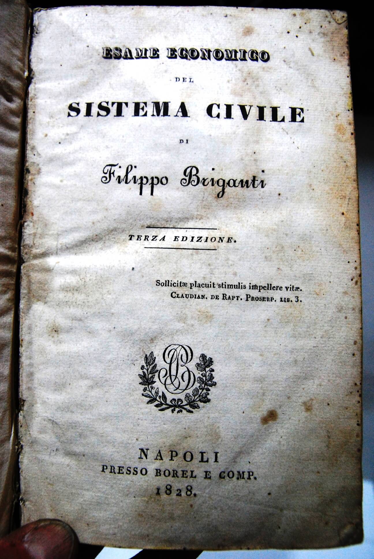 Esame economico del sistema civile ? volume unico