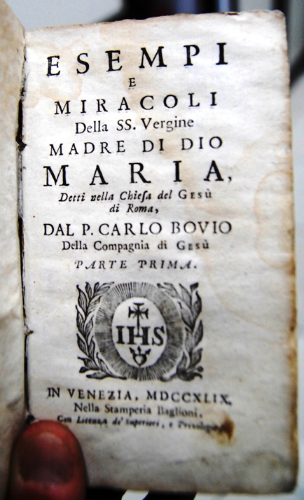 esempi e miracoli della ss. vergine madre di dio maria …