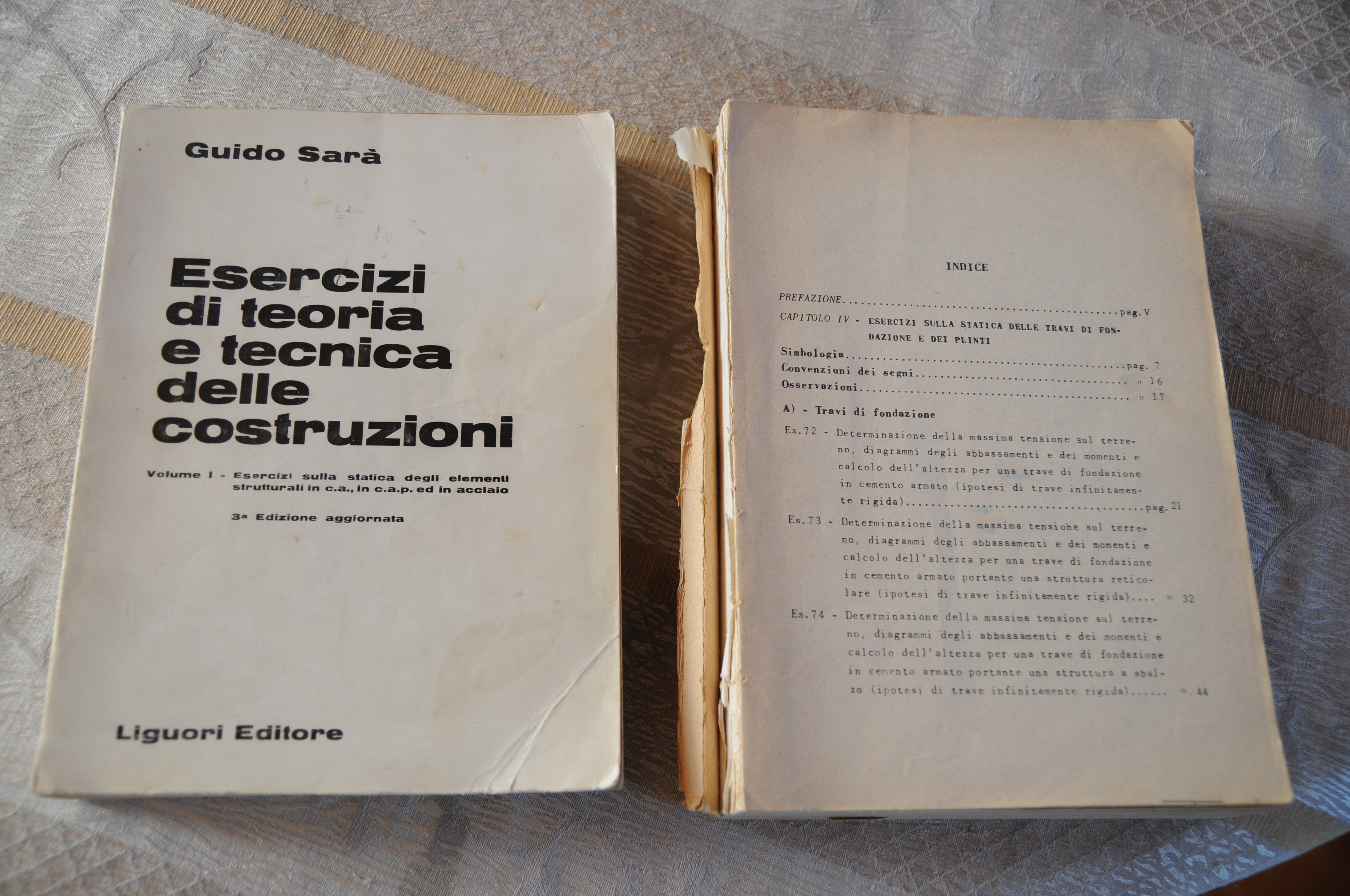 esercizi di teoria e tecnica delle costruzioni vol. 1 e …