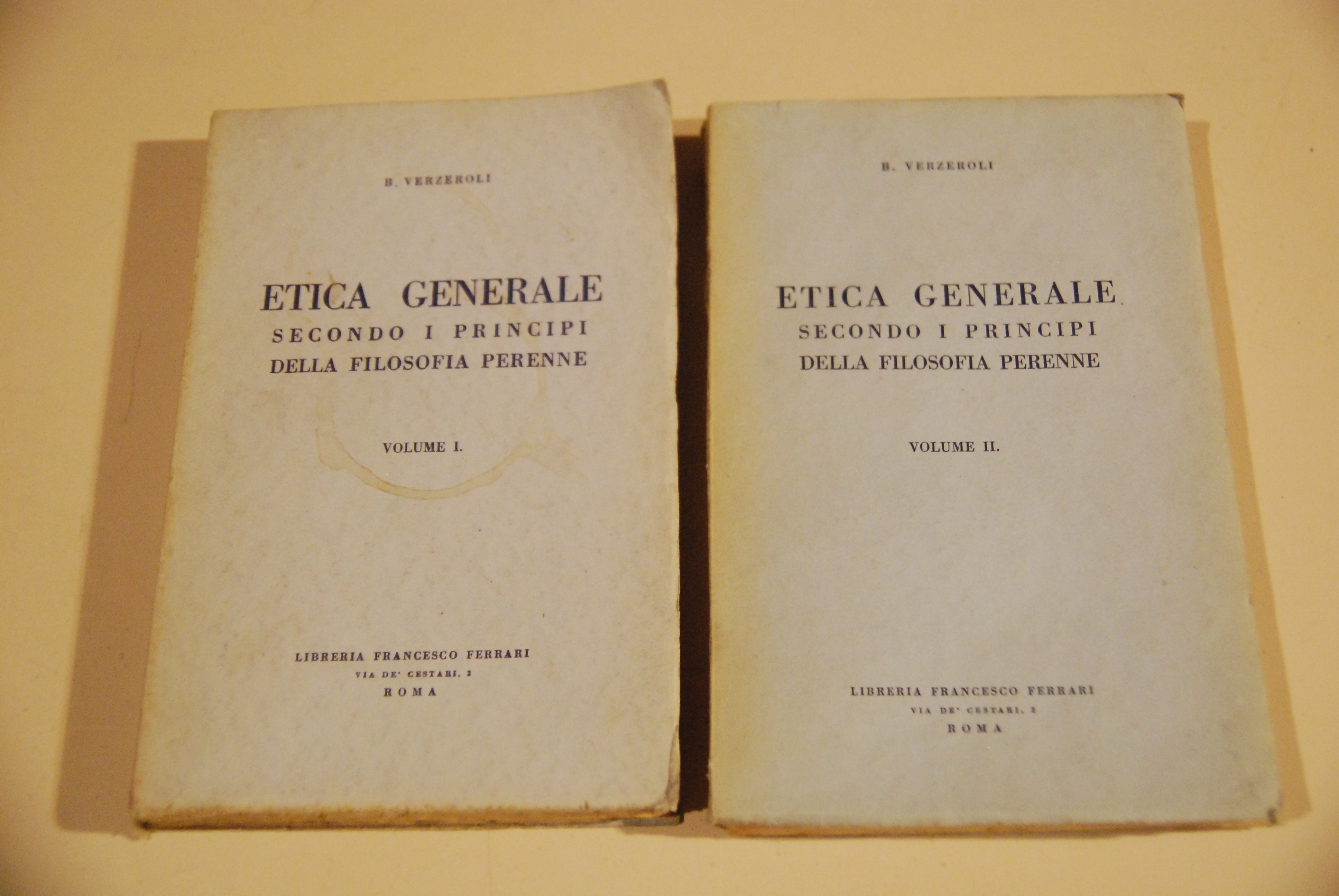 etica generale secondo i principi della filosofia perenne 2 voll. …