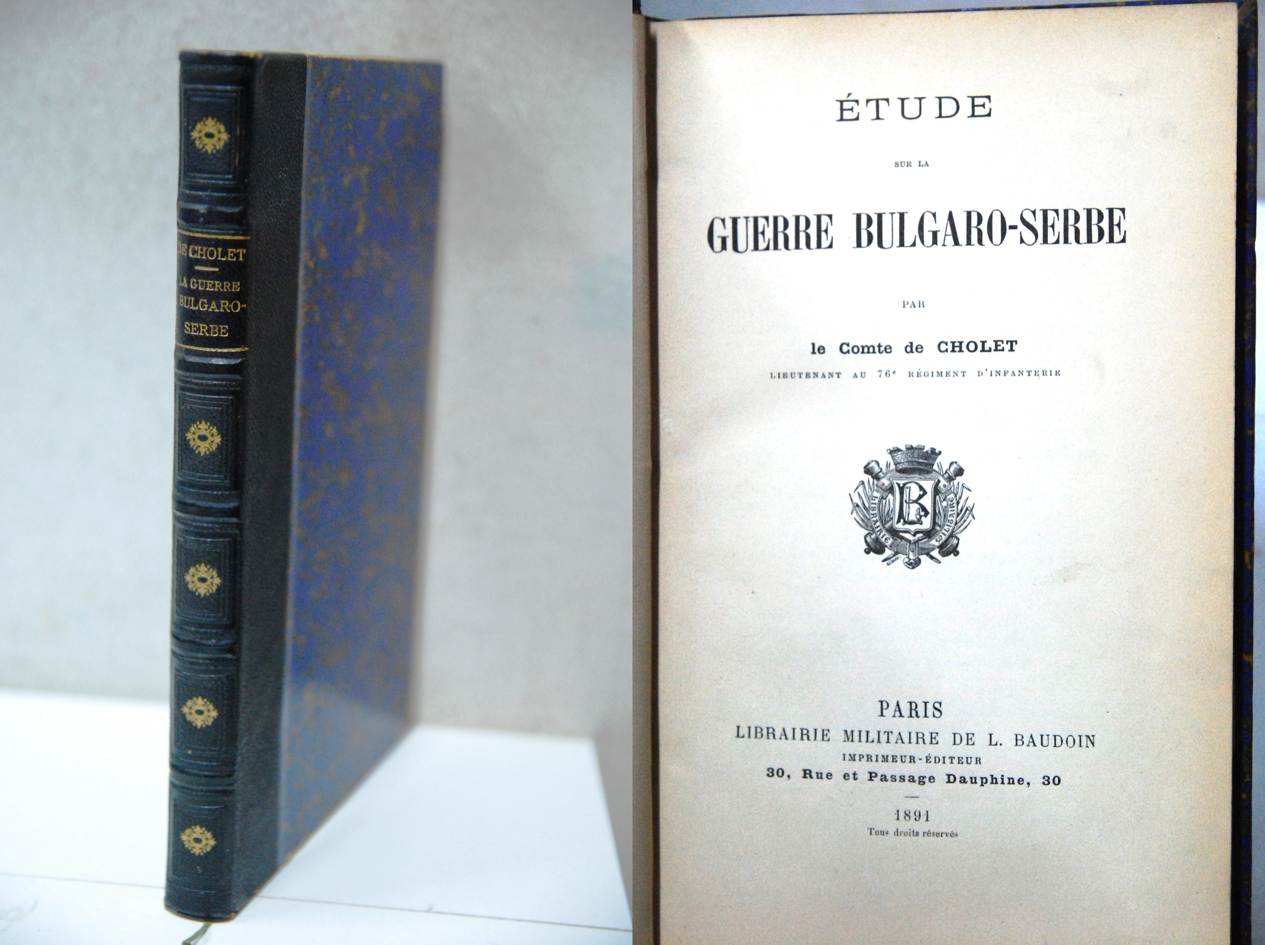 etude sur la guerre bulgaro serbe bulgaro-serbe COME NUOVO