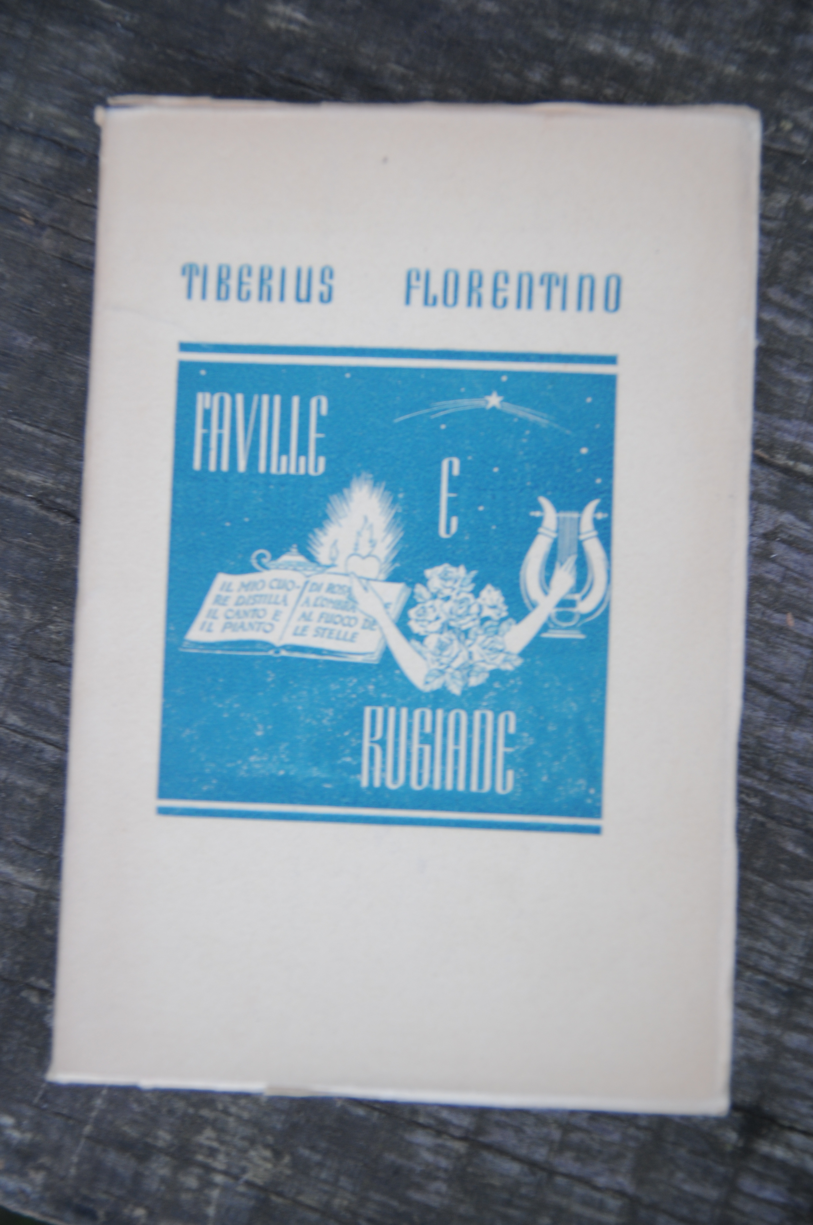 faville e rugiade autografato dall'autore con dedica NUOVISSIMO