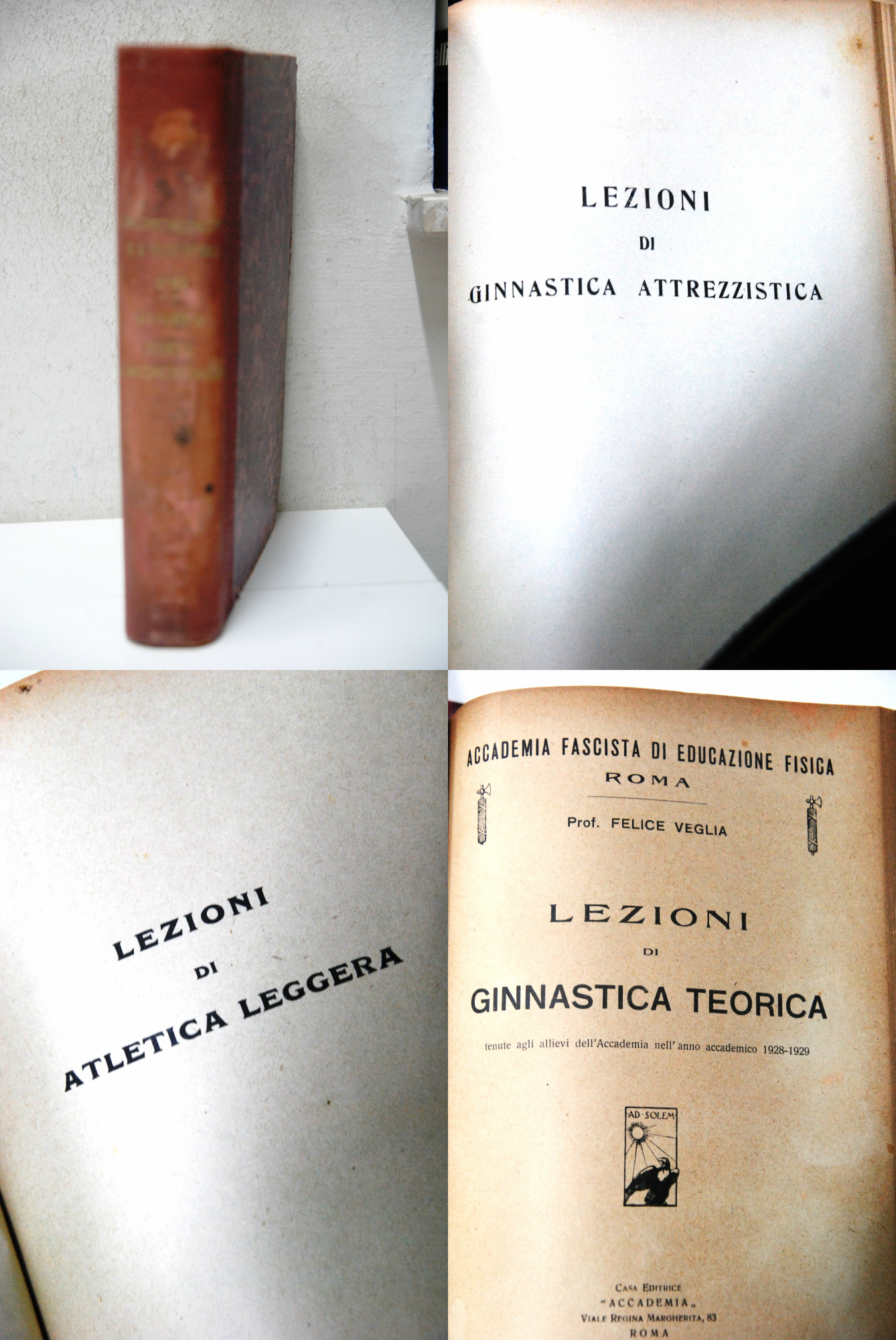 felice veglia lezioni di ginnastica teorica attrezzistica atletica leggera