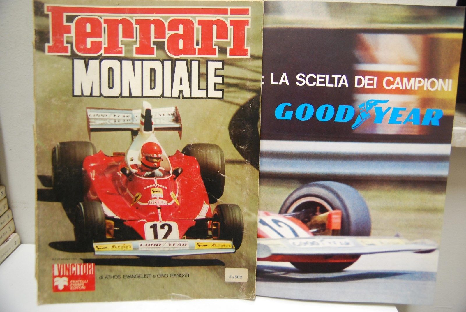 Ferrari mondiale 1975 n. 1 con poster