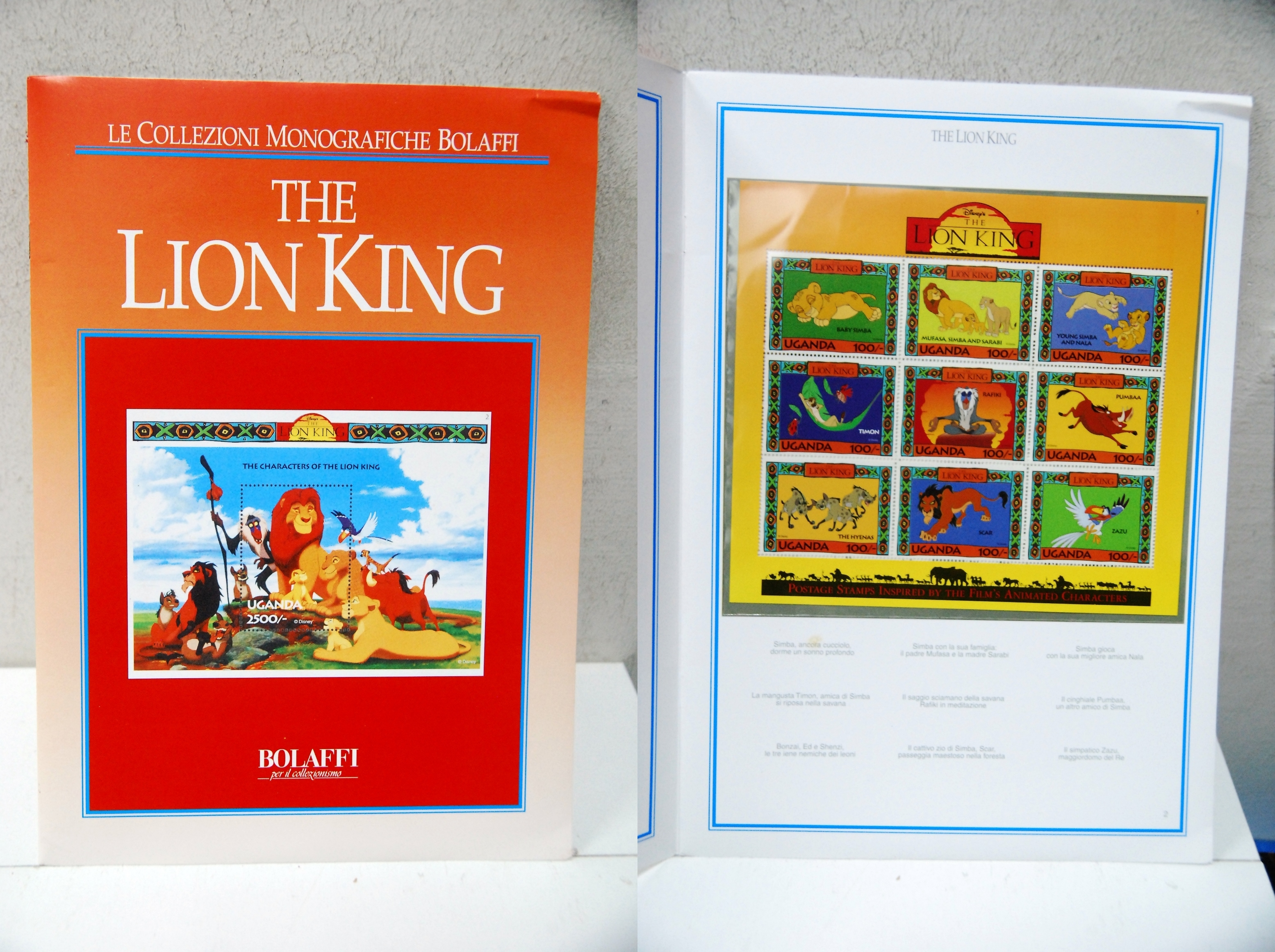 folder del re leone the lion king cpl. nuovo