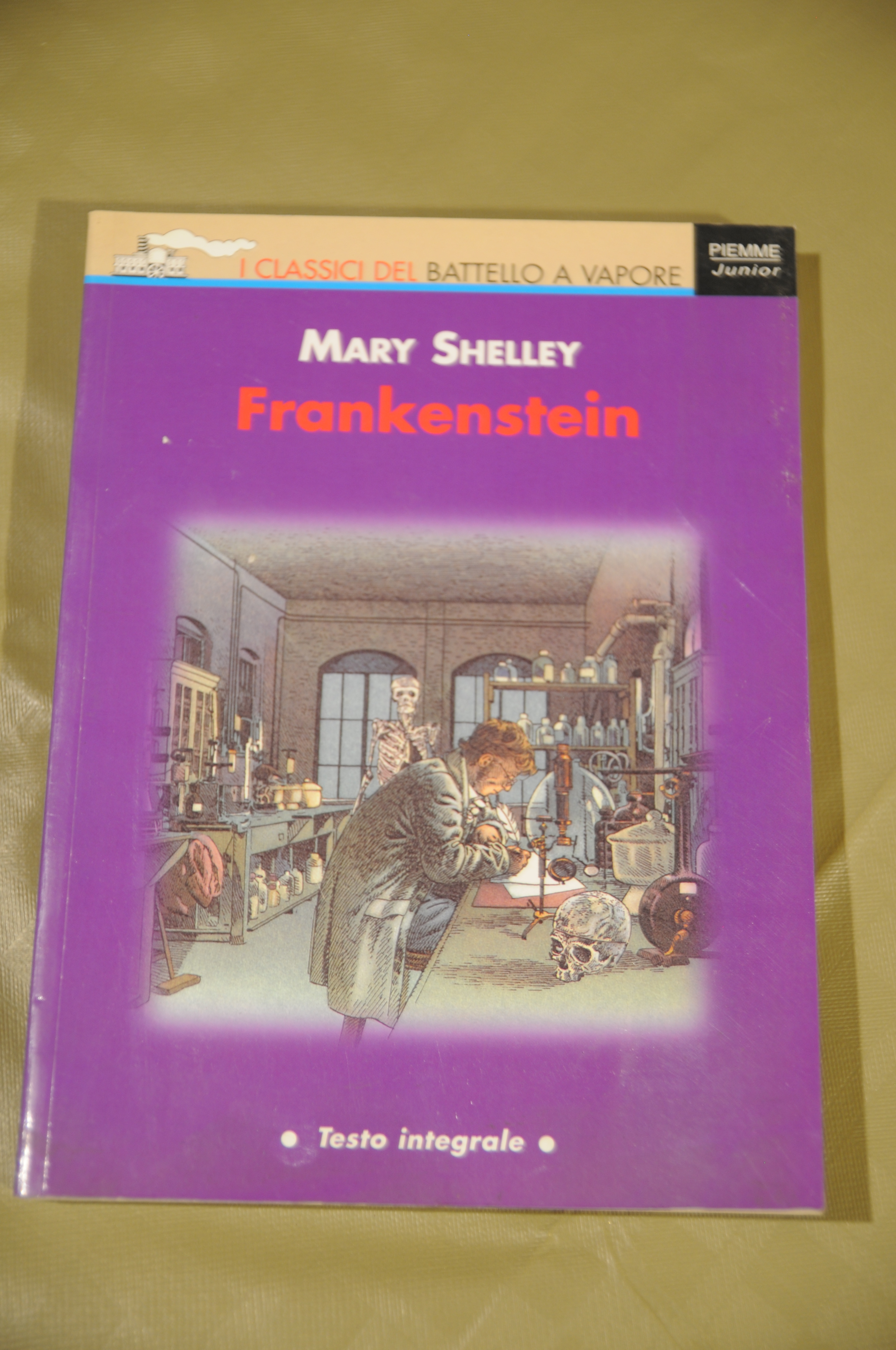 frankenstein i classici del battello a vapore testo integrale