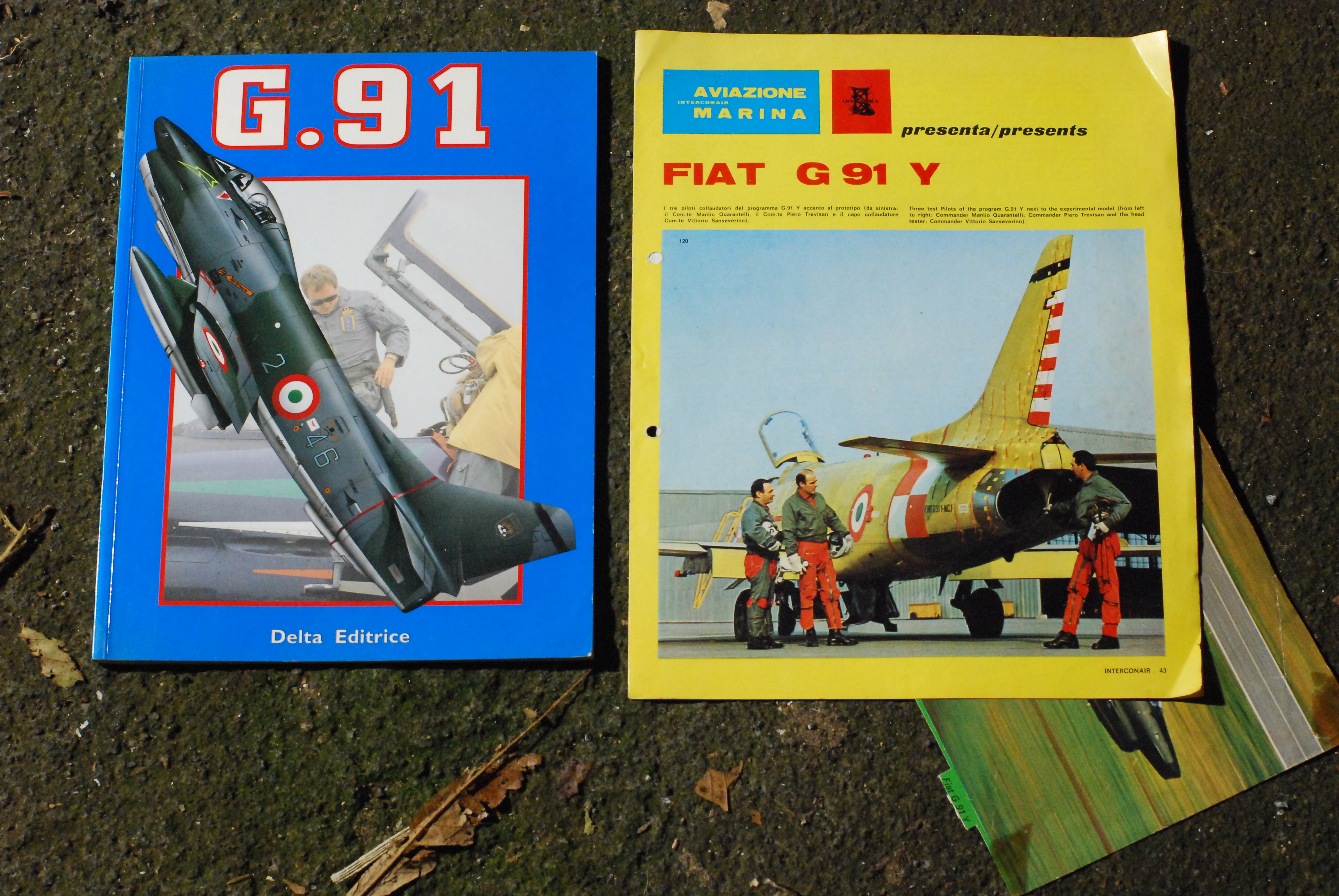 g.91 delta e aviazione marina fiat g 91 y