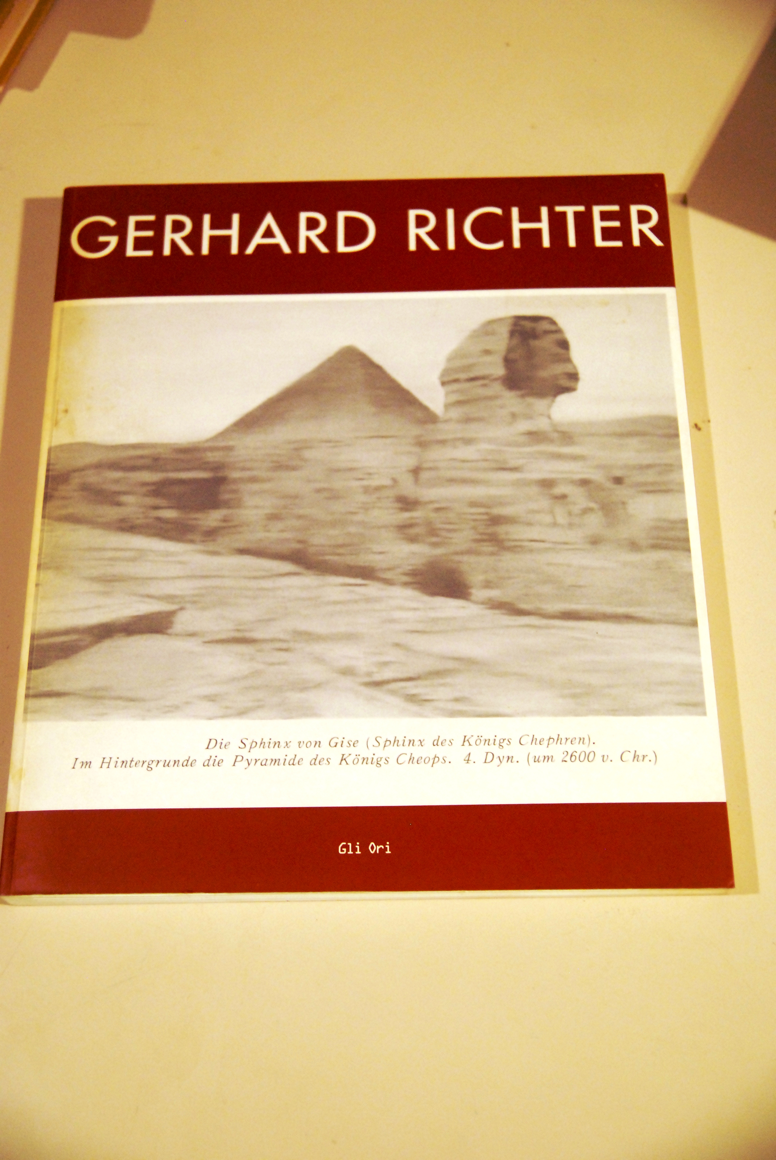gerhard richter (firma di proprietà e dedica) NUOVO