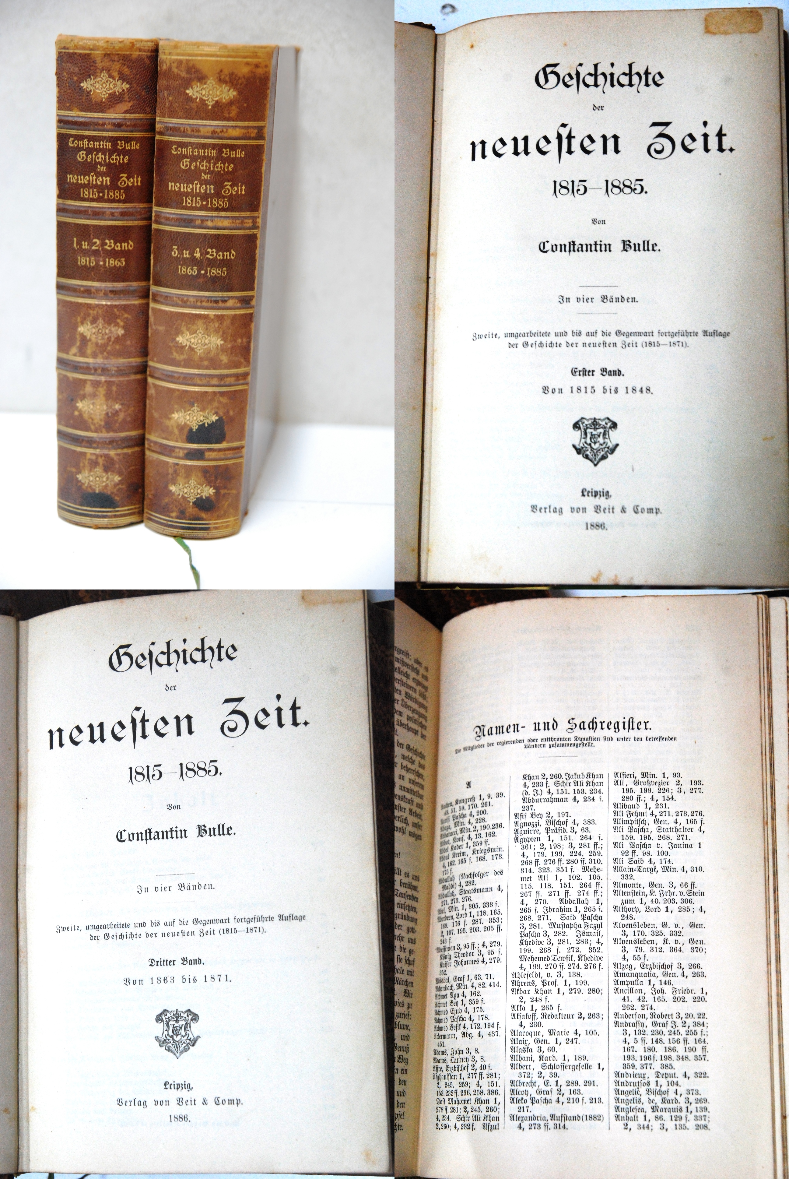 geschichte der neuesten zeit 2 volumi 1815 1863 - 1863 …