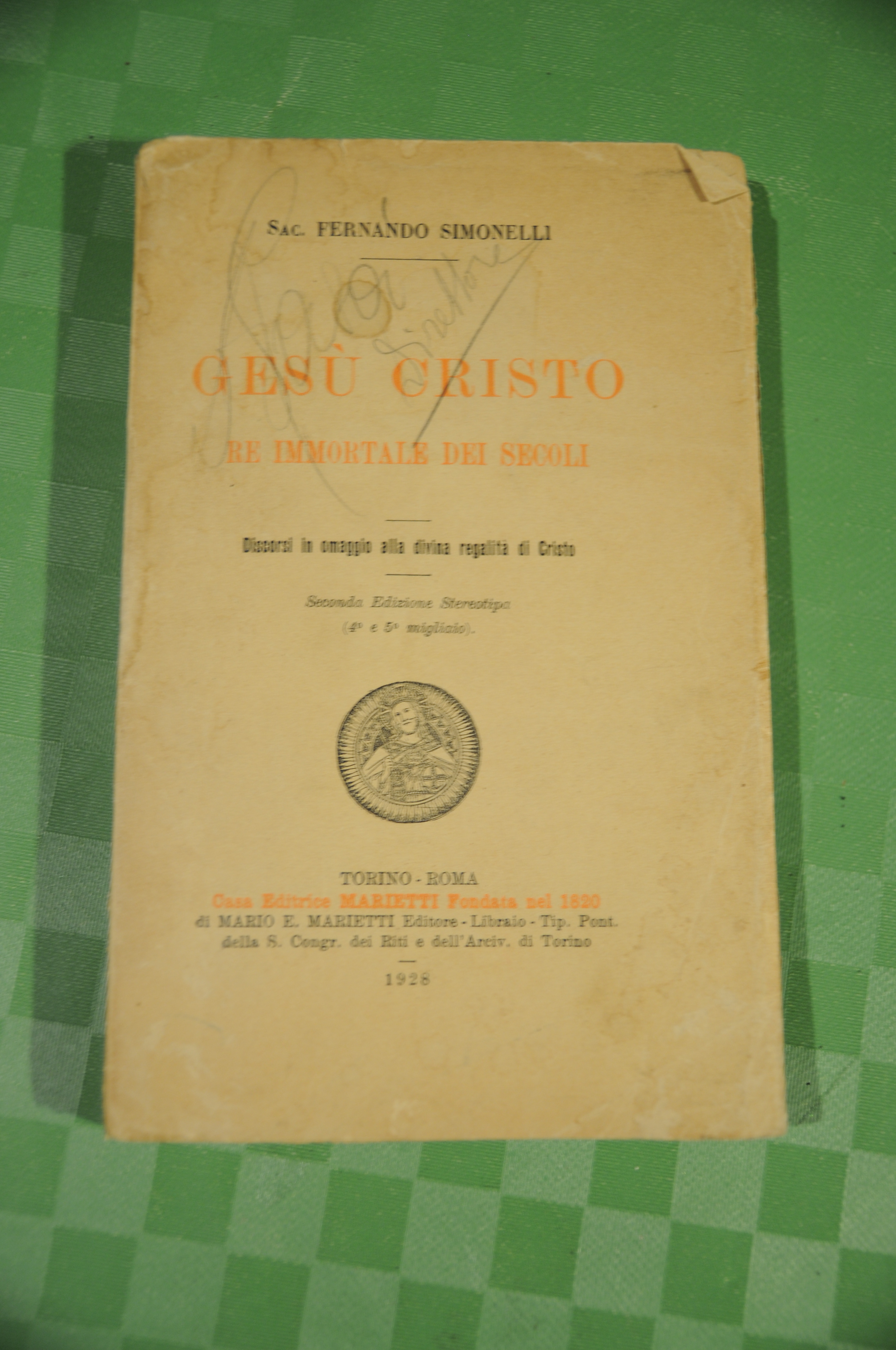 gesù gesu' cristo re immortale dei secoli