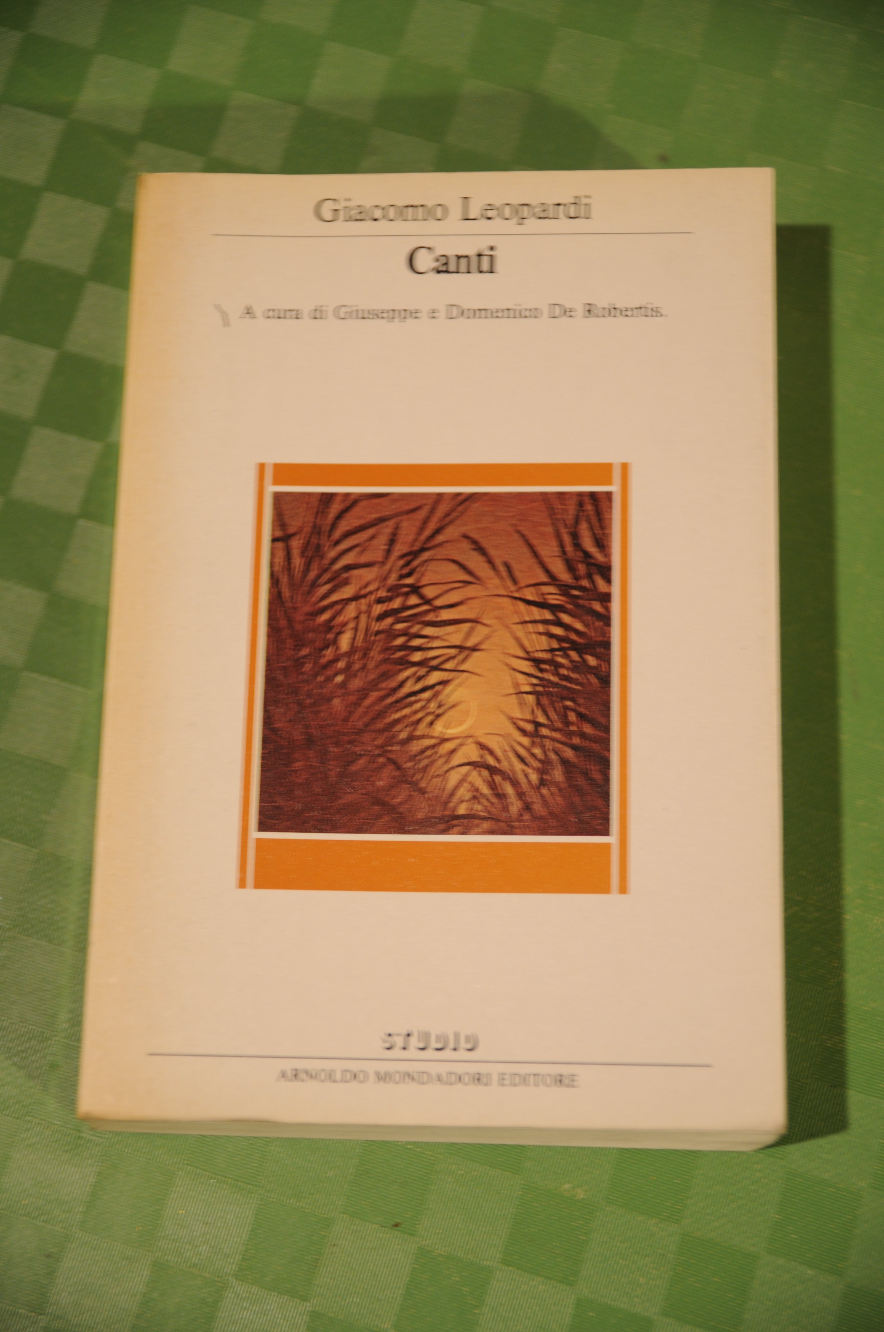 giacomo leopardi canti NUOVISSIMO
