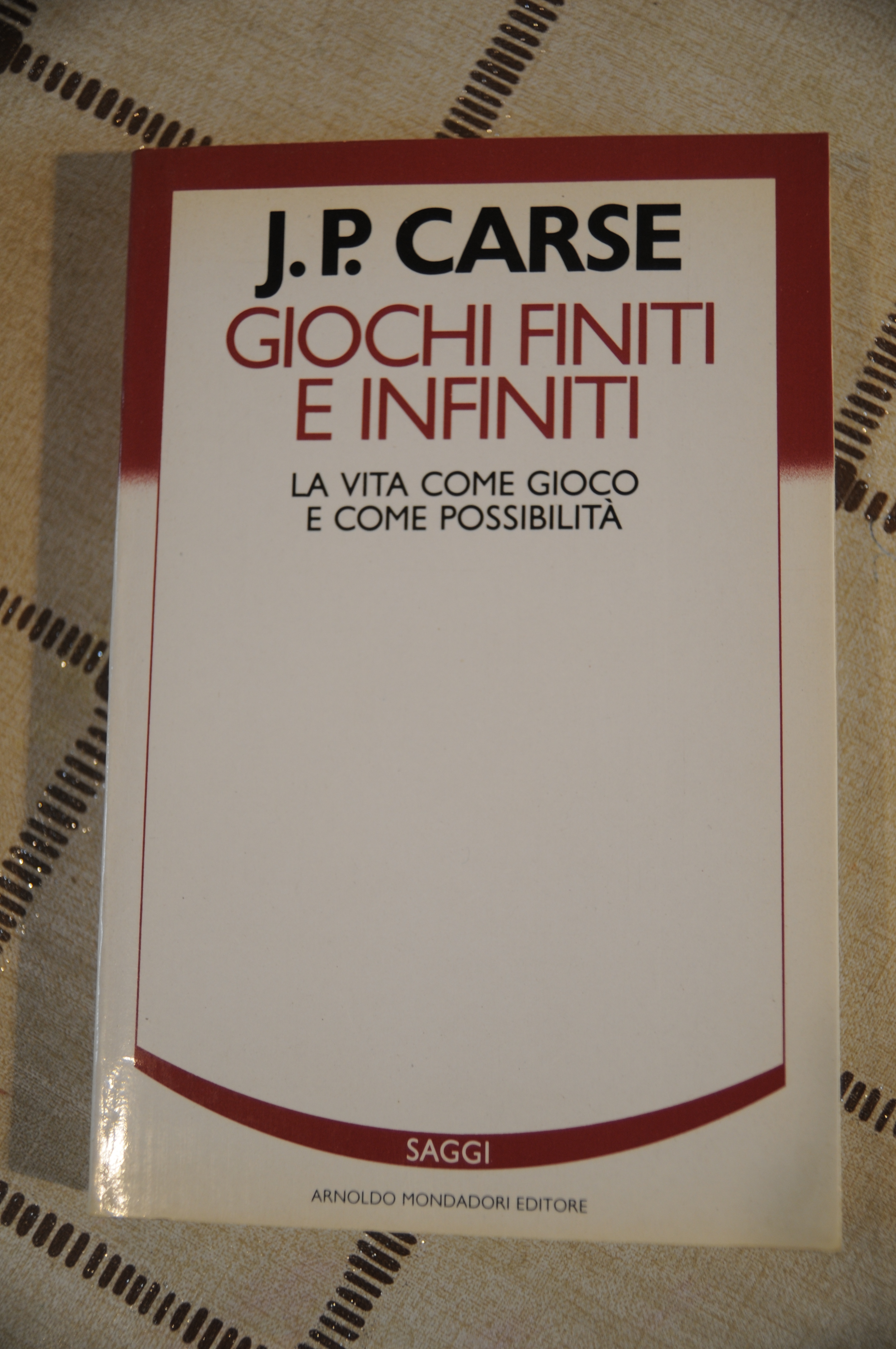 giochi finiti e infiniti la vita come gioco e possibilità …