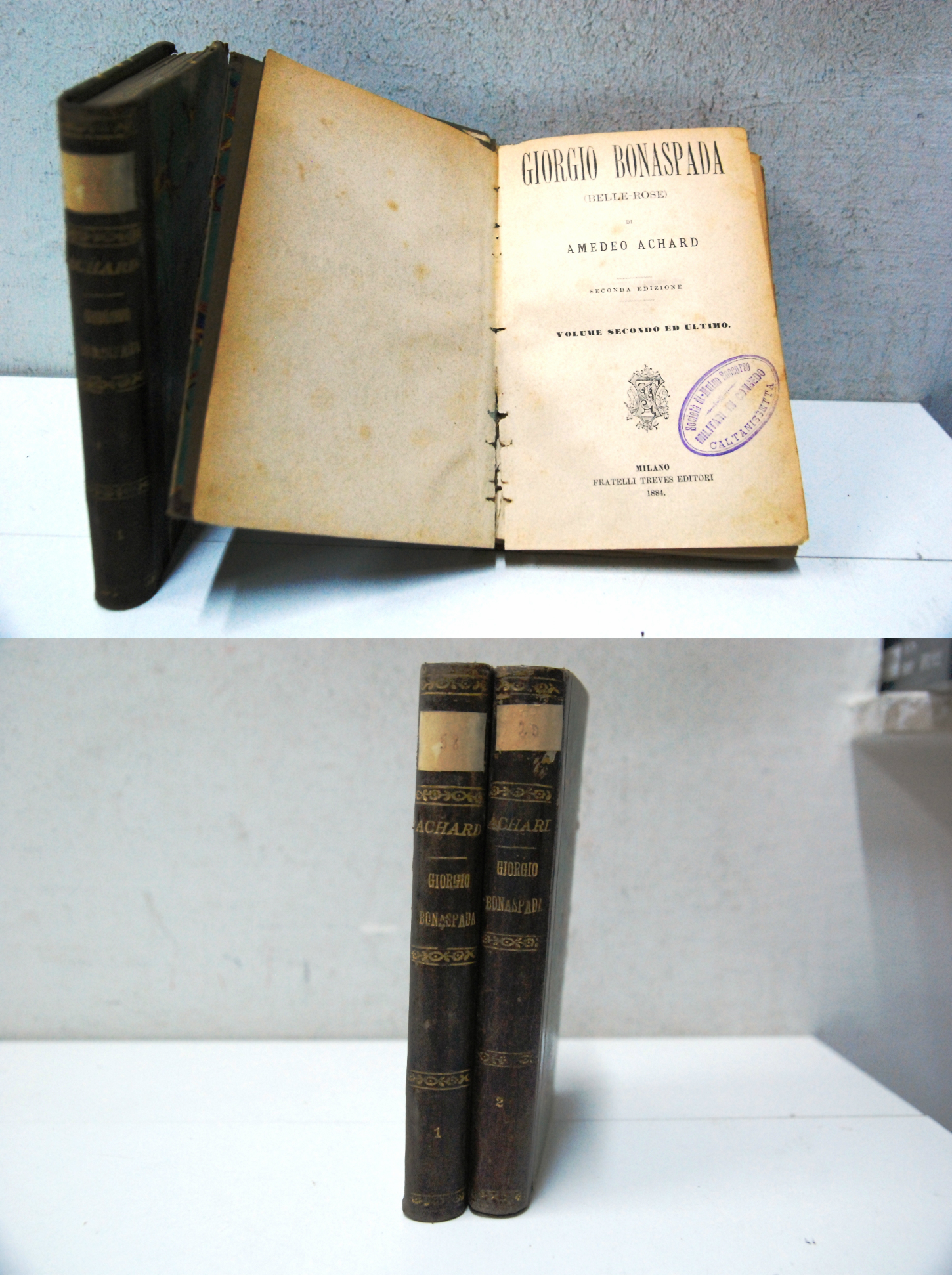 giorgio bonaspada 2 voll. opera cpl.