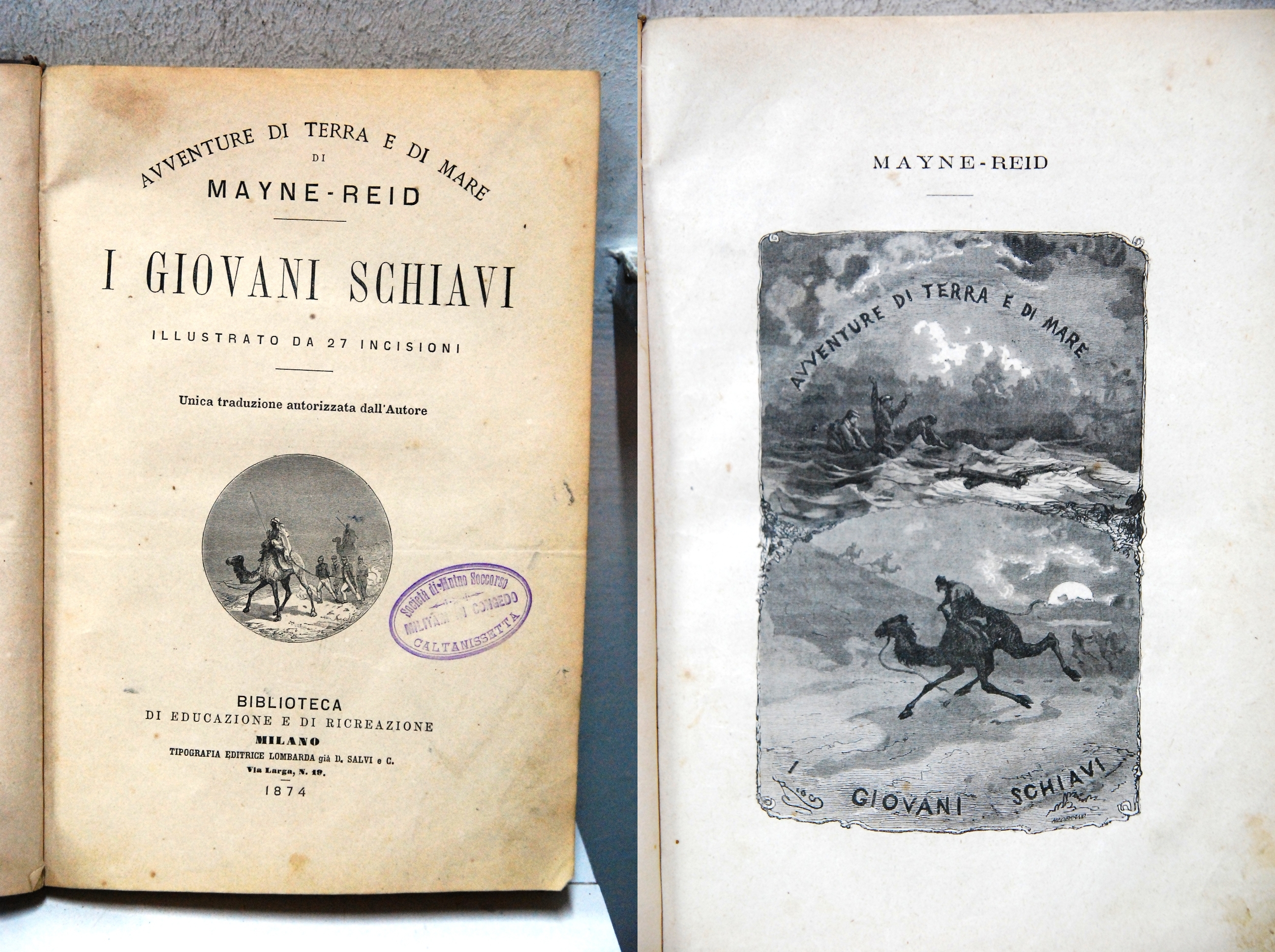 giovani schiavi cop. rigida