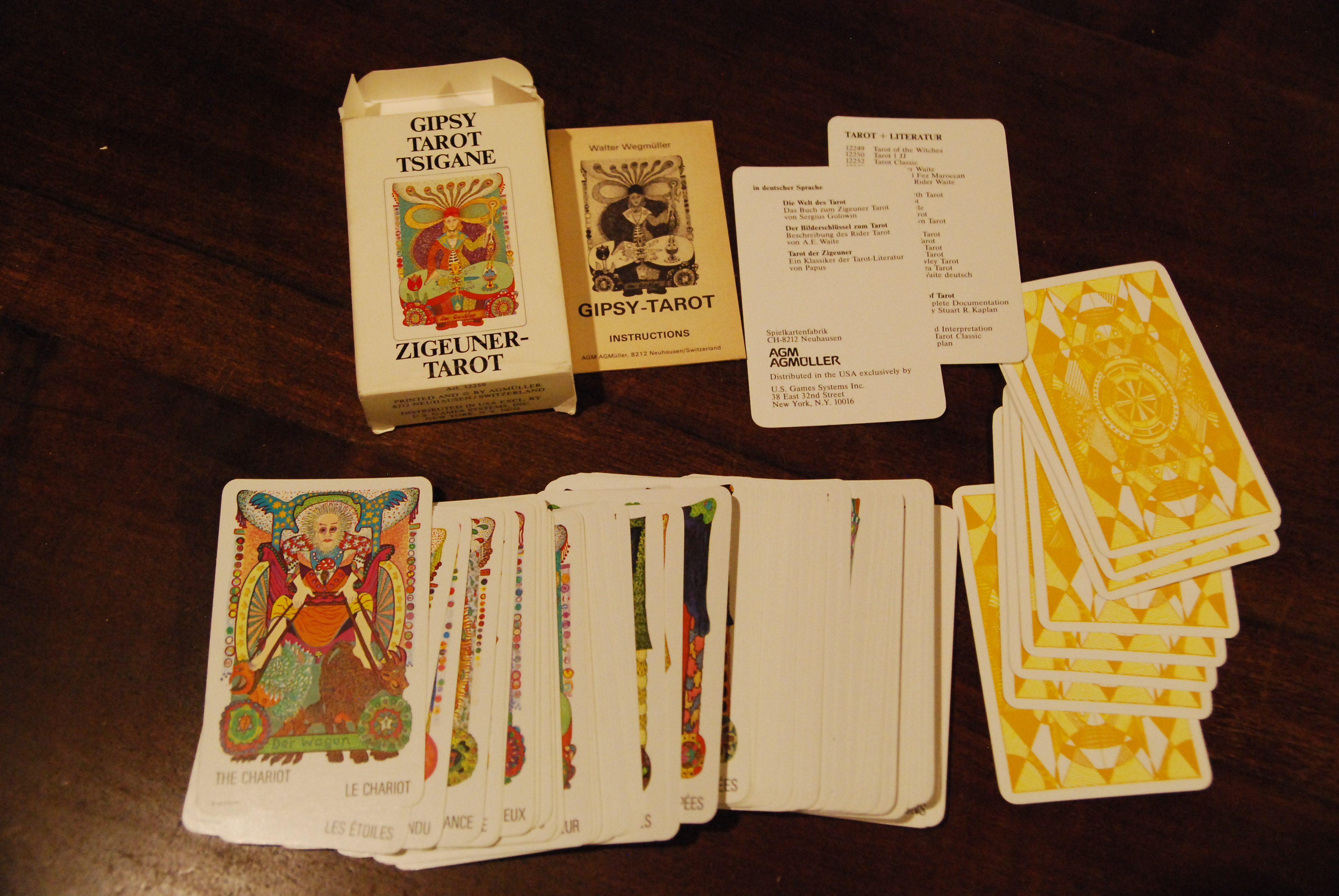 gipsy tarot tsigane 78 cards NUOVISSIME