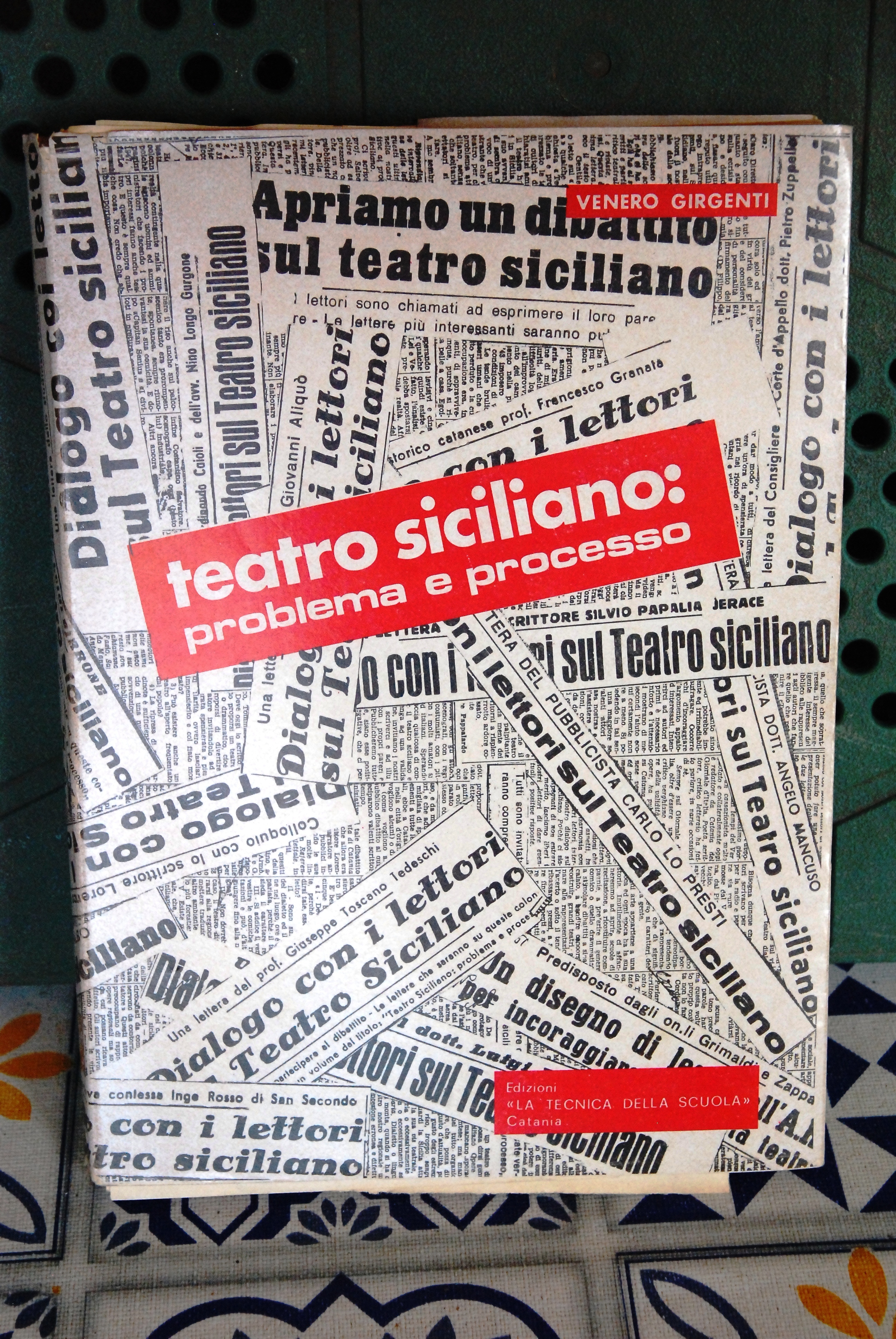 girgenti teatro siciliano problema e processo con dedica e firma …