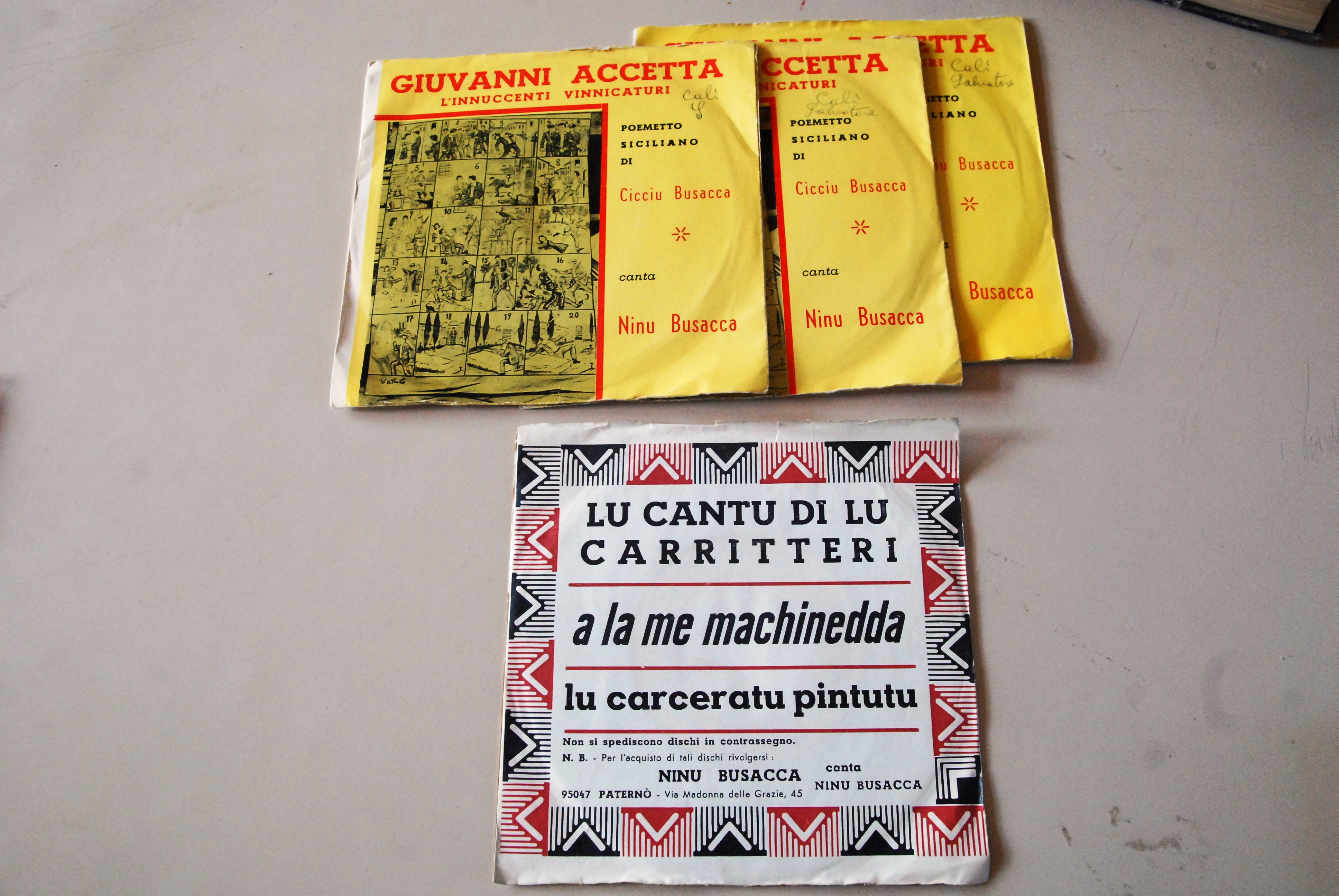 giuvanni accetta l'innuccenti vinnicaturi cicciu ninu busacca cantu di lu …