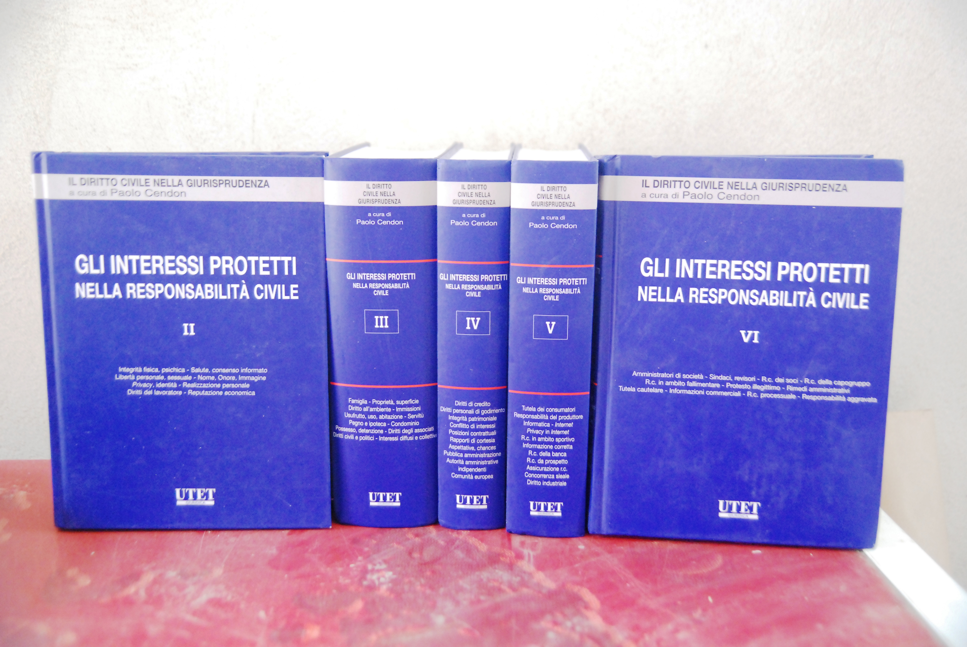 gli interessi protetti nella responsabilità civile voll. II III IV …