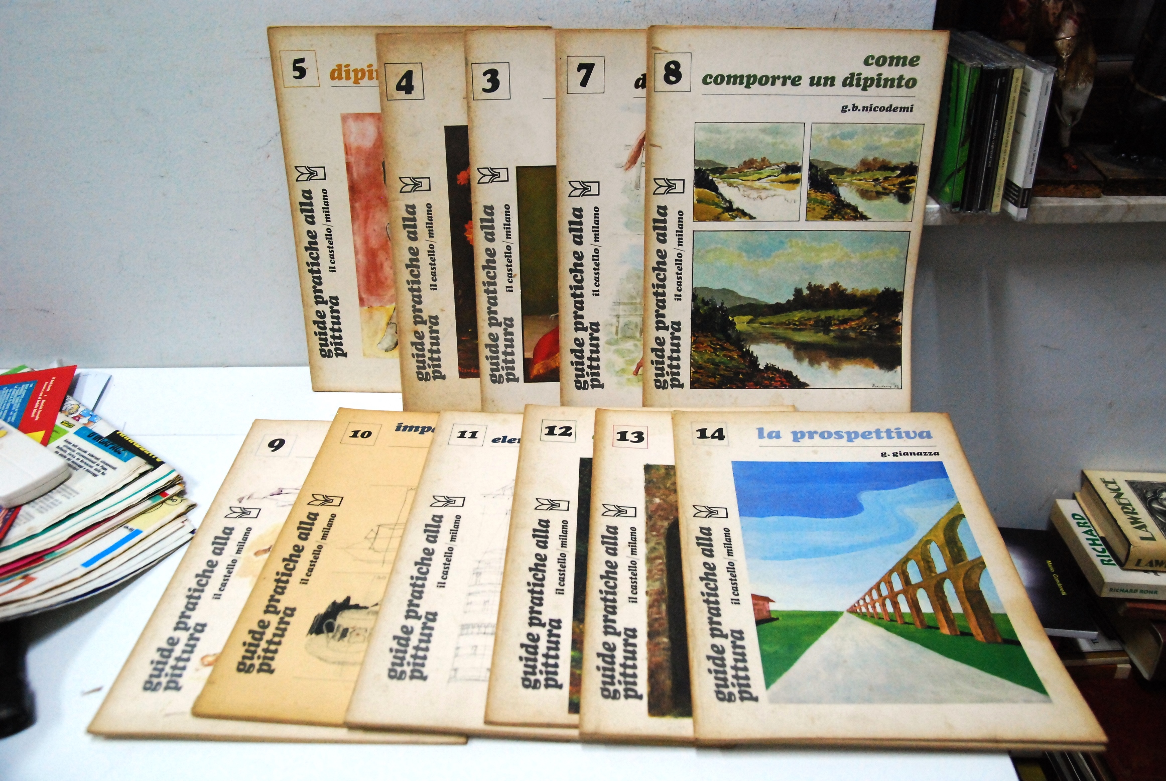 guide pratiche alla pittura nn 3,4,5,7,8,9,10,11,12,13,14 in tutto 11 volumi