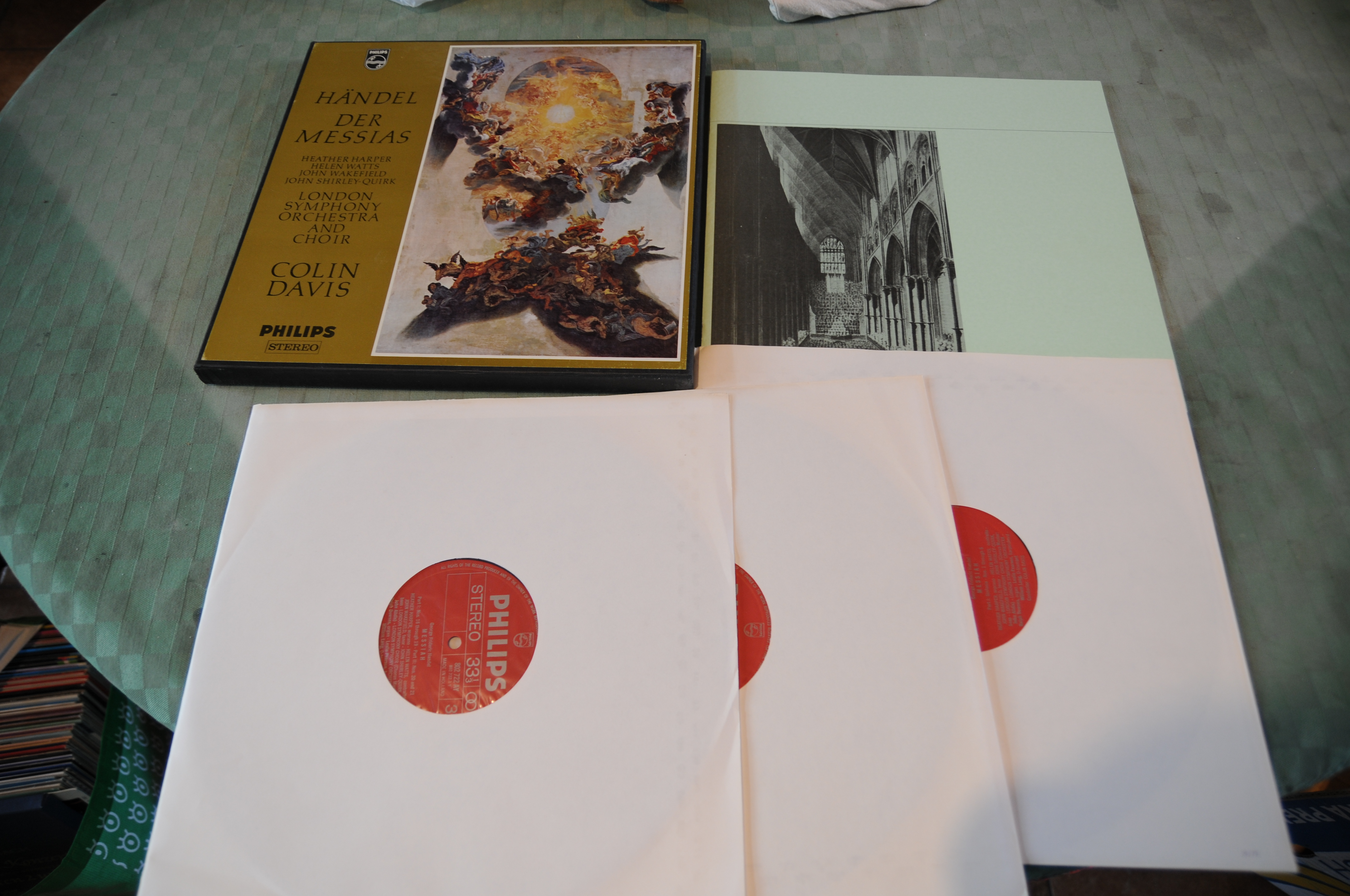 handel der messias 3 LP VINILE 33 GIRI NUOVO
