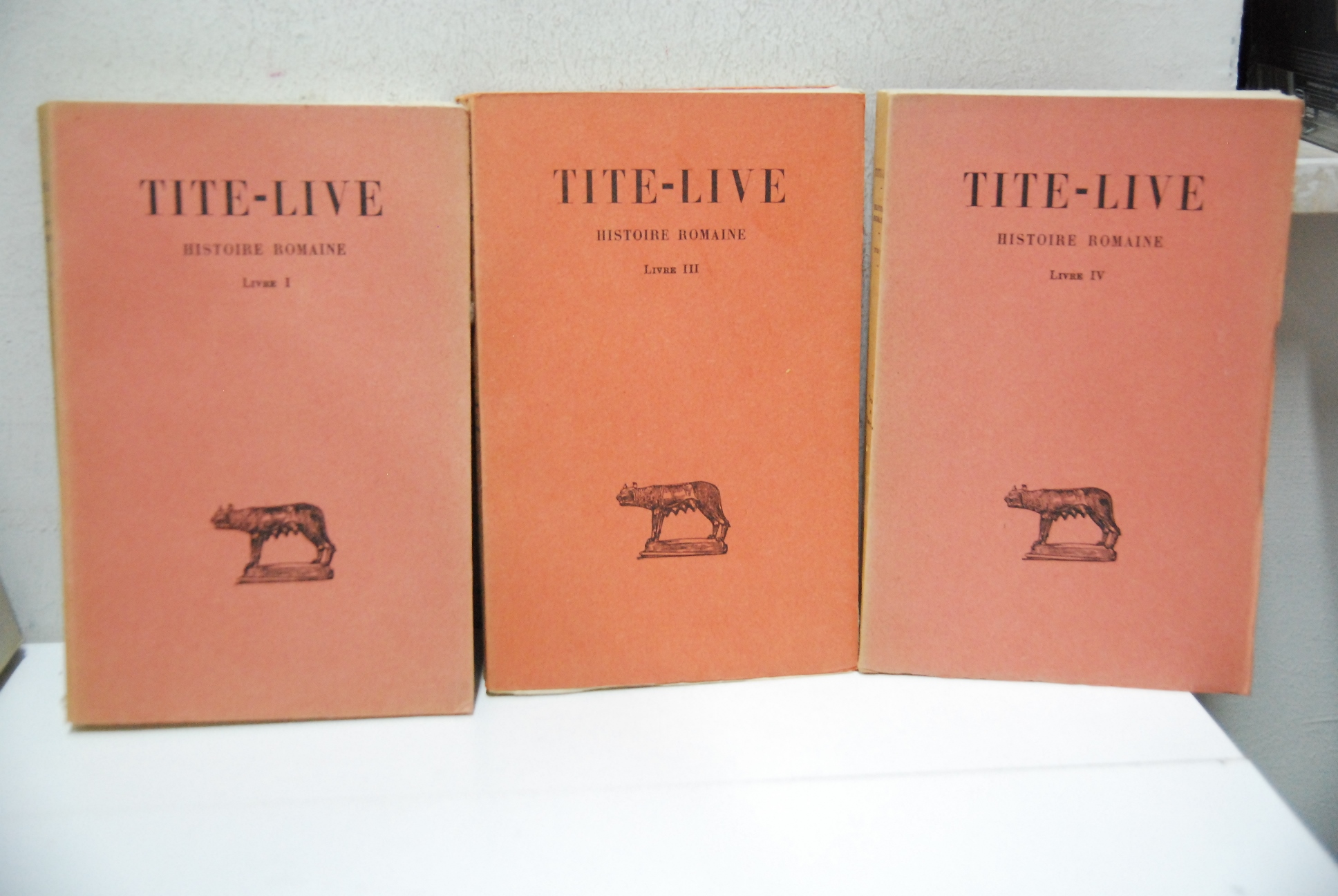 Histoire romane livre I, III, IV