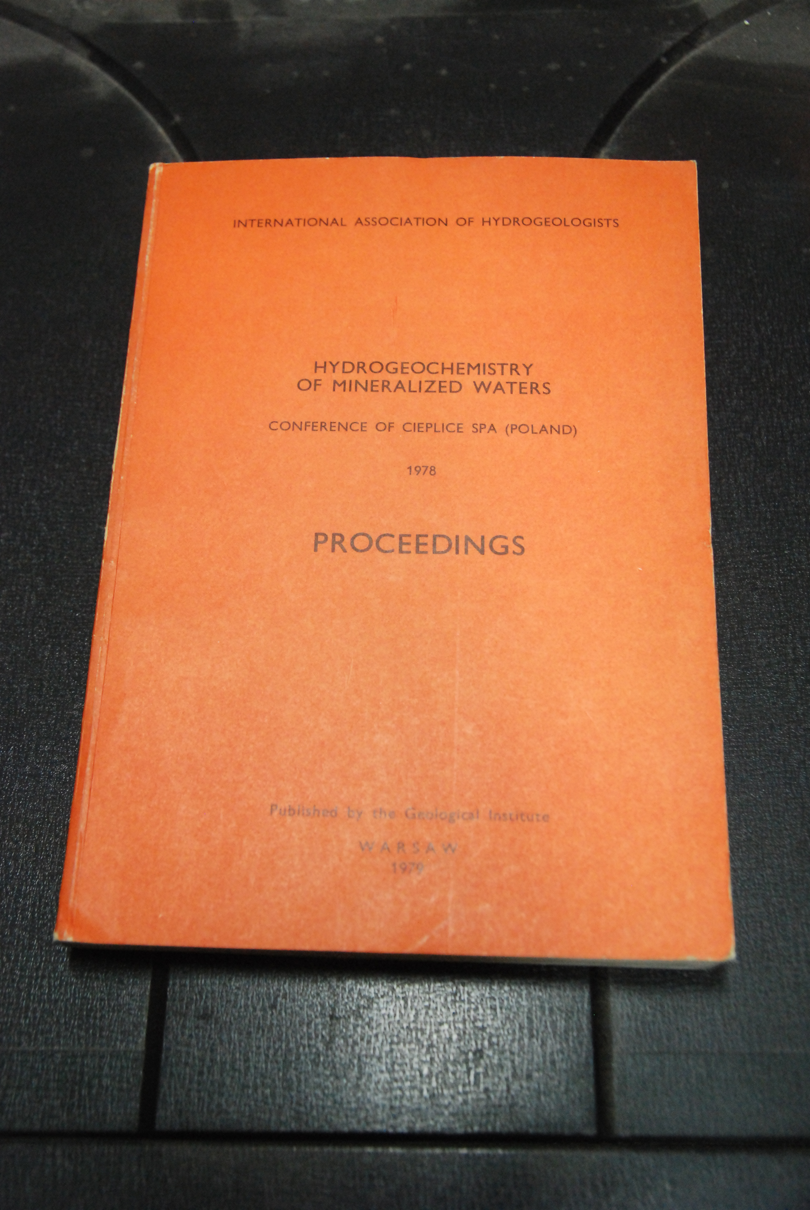 hydrogeochemistry of mineralized waters 1978 proceedings