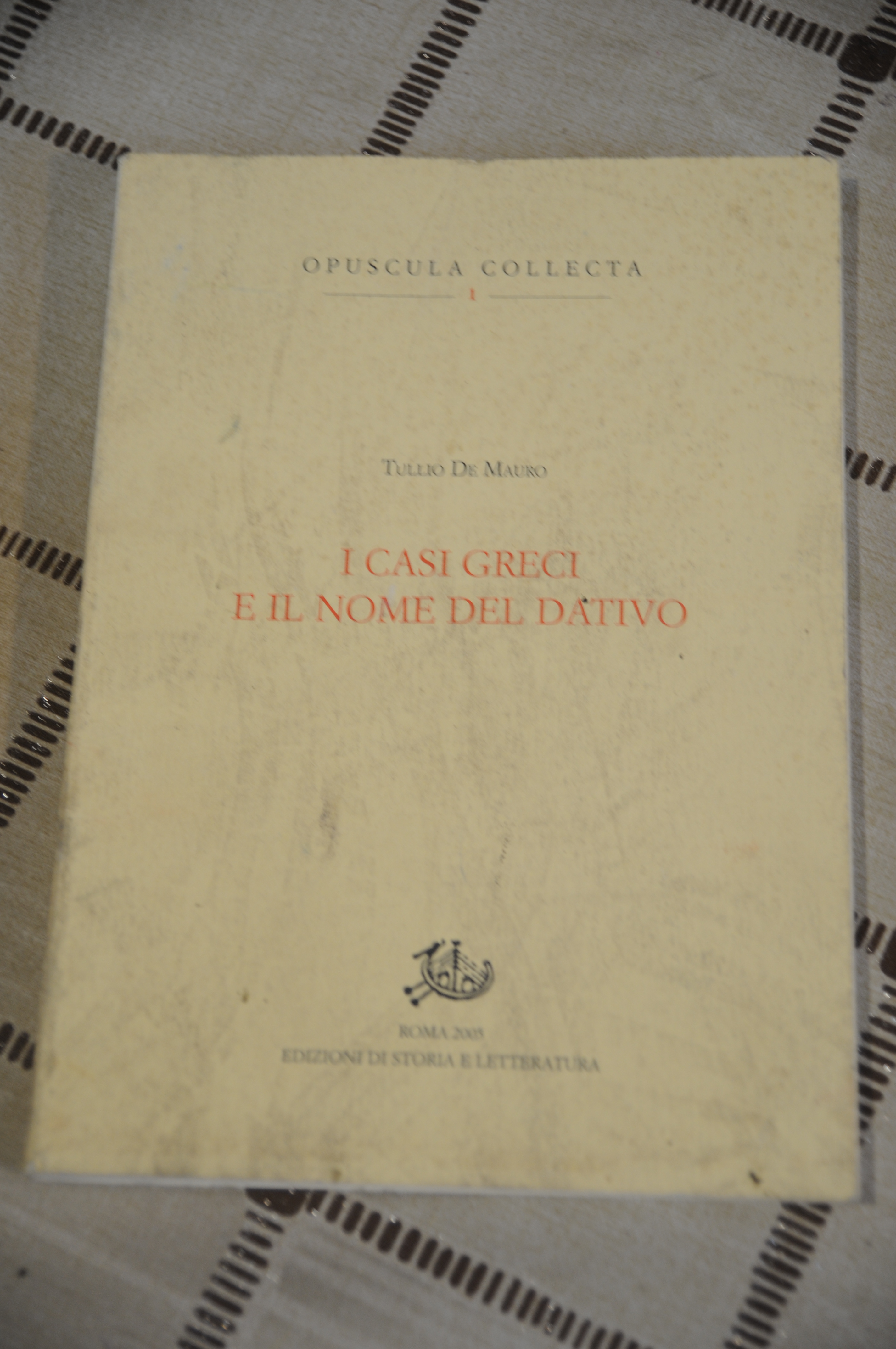 i casi greci e il nome del dativo NUOVO