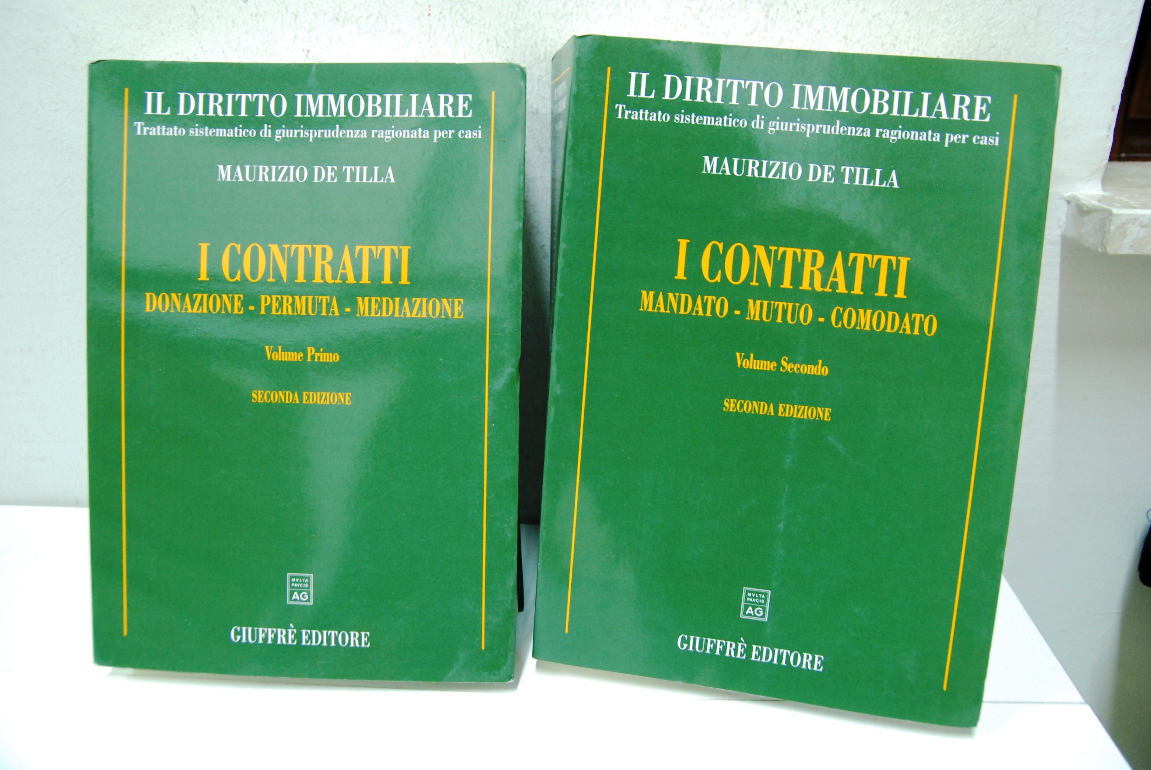 I Contratti, donazione permuta mediazione mutuo comodato in 2 volumi …