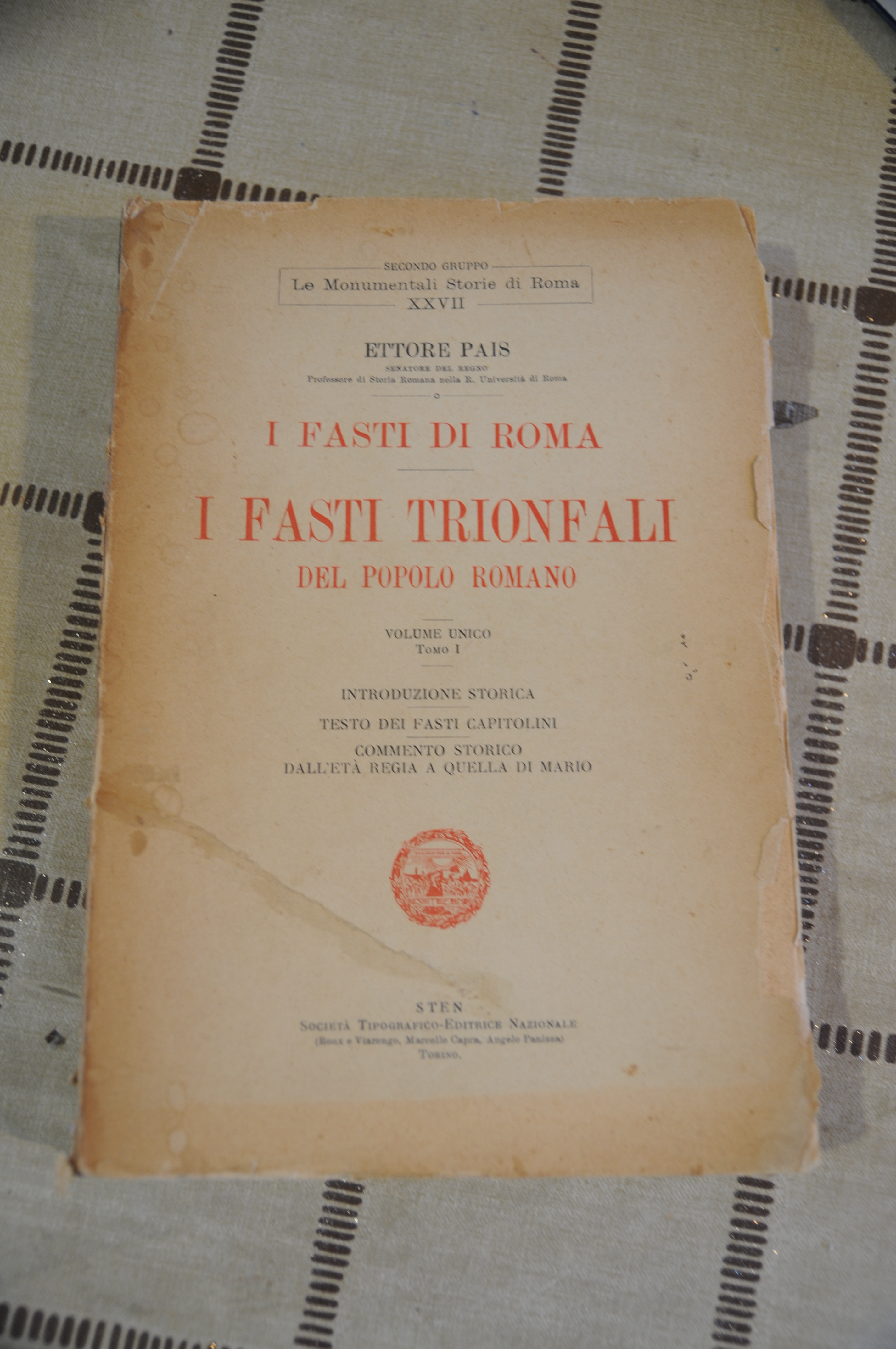 i fasti di roma trionfali del popolo romano (costa da …