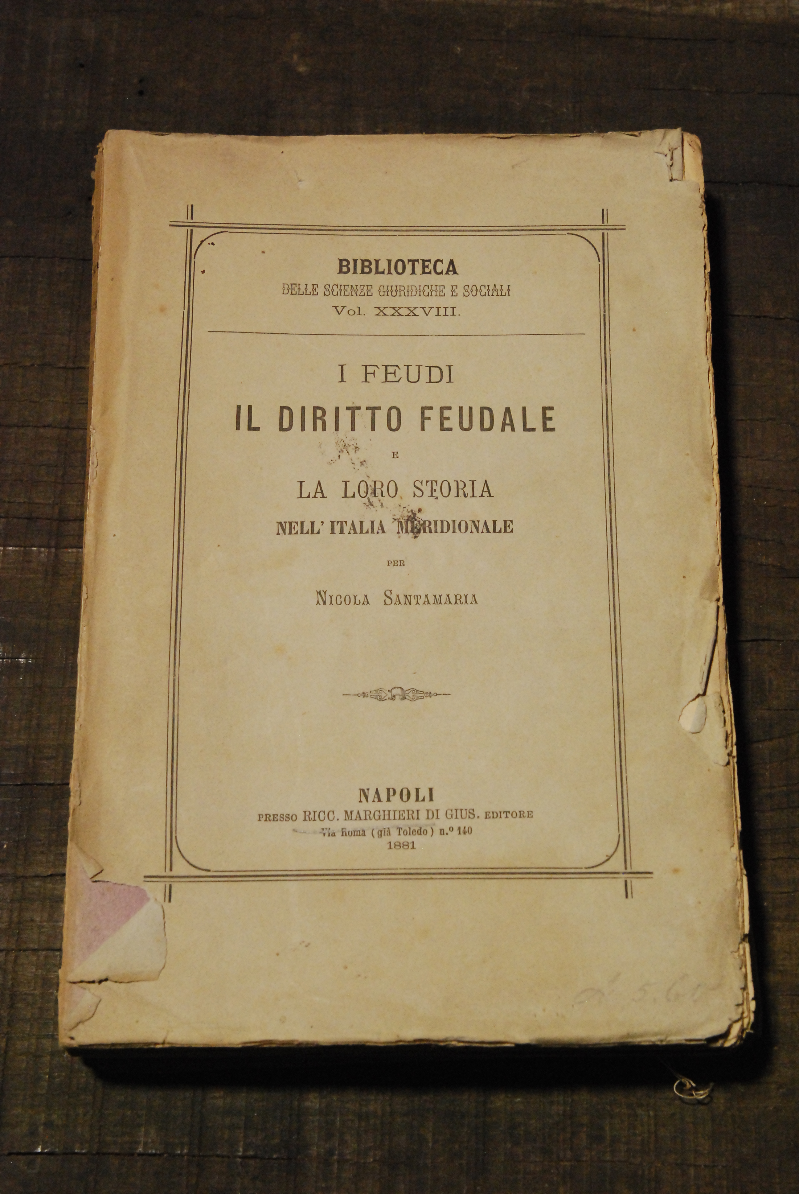 i feudi il diritto feudale la loro storia nell'italia meridionale