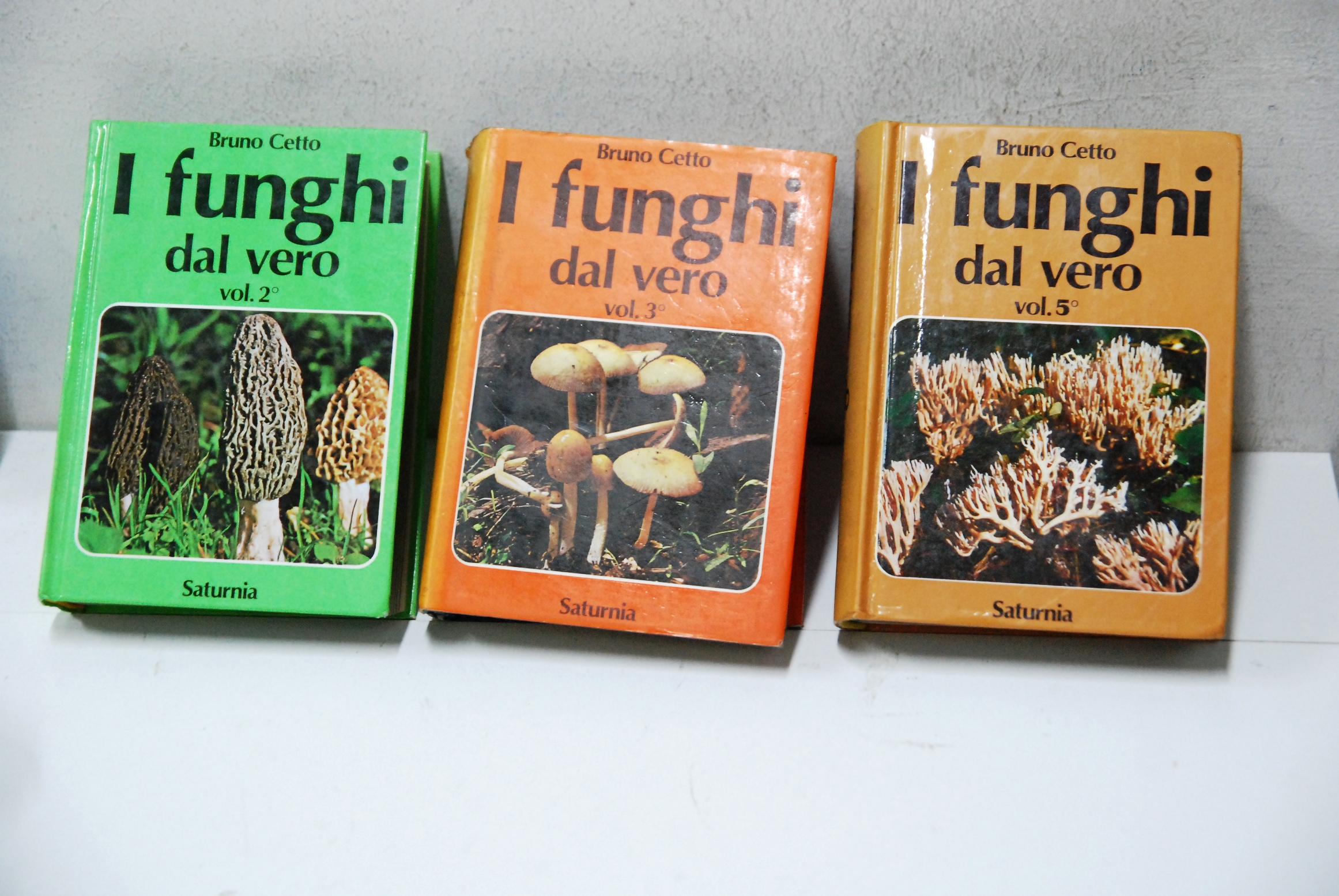 i funghi dal vero solo i voll. 2, 3, 5 …